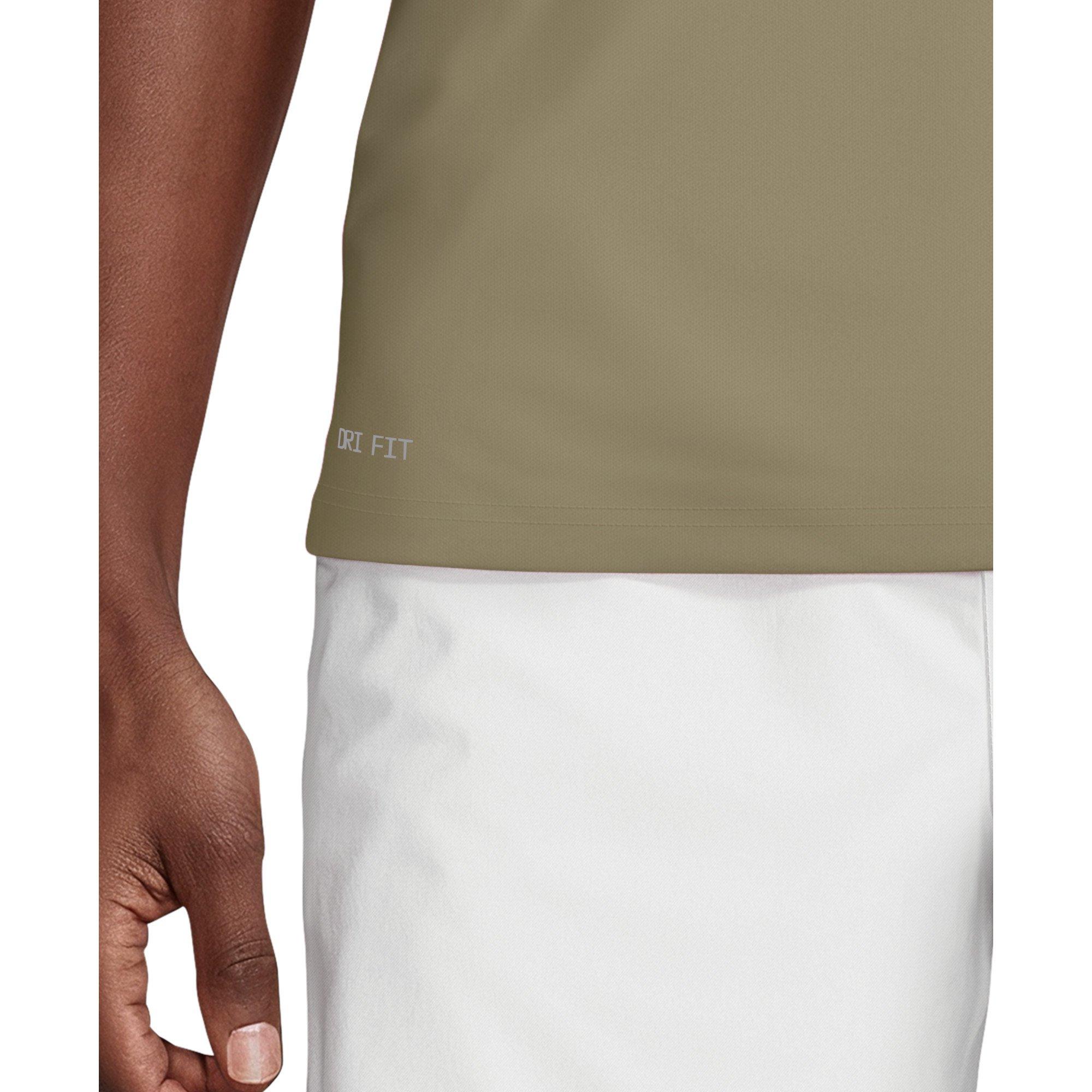 Nike Men's Swim Hydroguard Essential UV Dri-FIT Sleeveless Top - BEIGE Thumbnail View 4