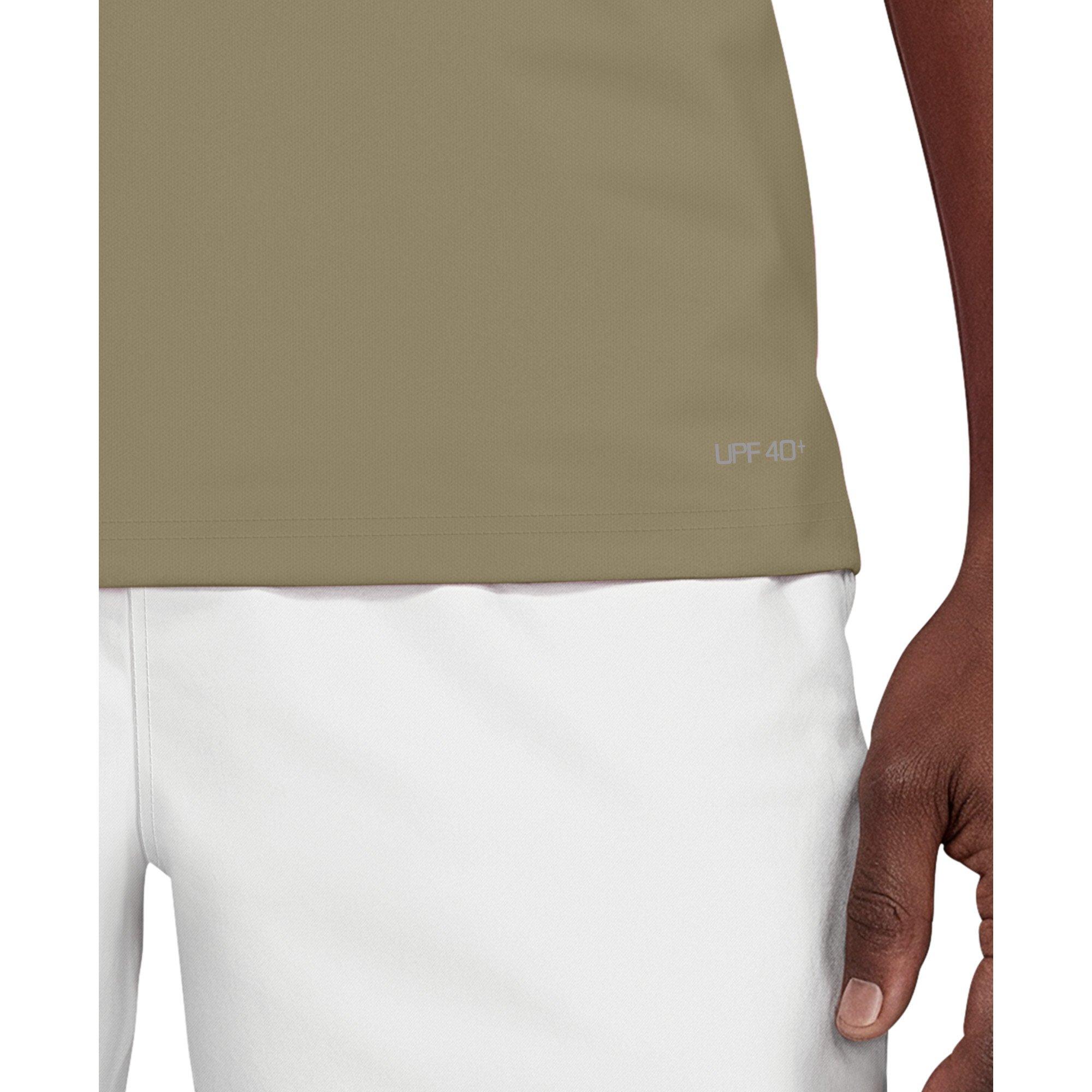 Nike Men's Swim Hydroguard Essential UV Dri-FIT Sleeveless Top - BEIGE Thumbnail View 5