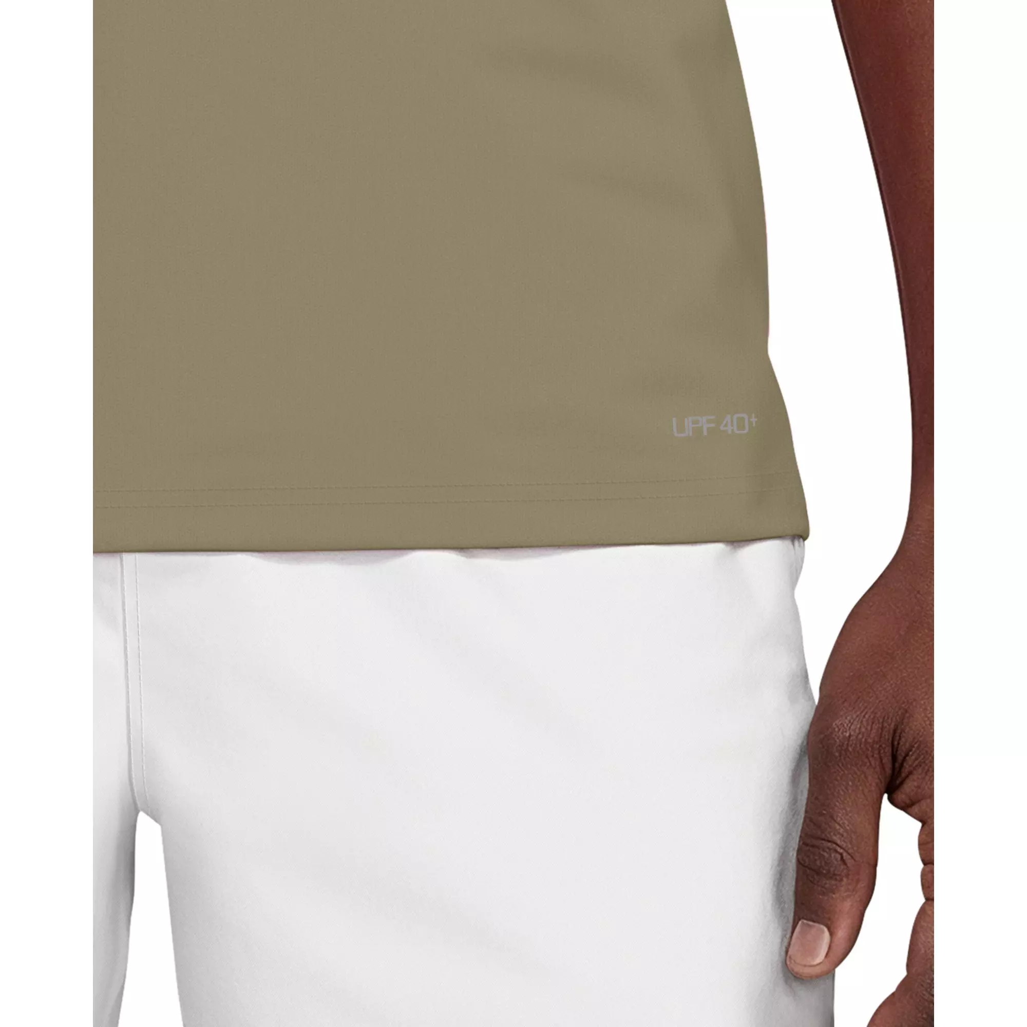 Nike Men's Swim Hydroguard Essential UV Dri-FIT Sleeveless Top - BEIGE