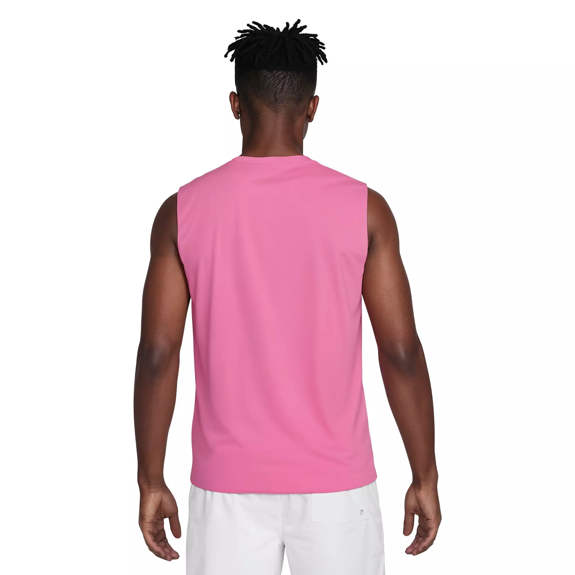Nike Men's Swim Hydroguard Essential UV Dri-FIT Sleeveless Top - PINK