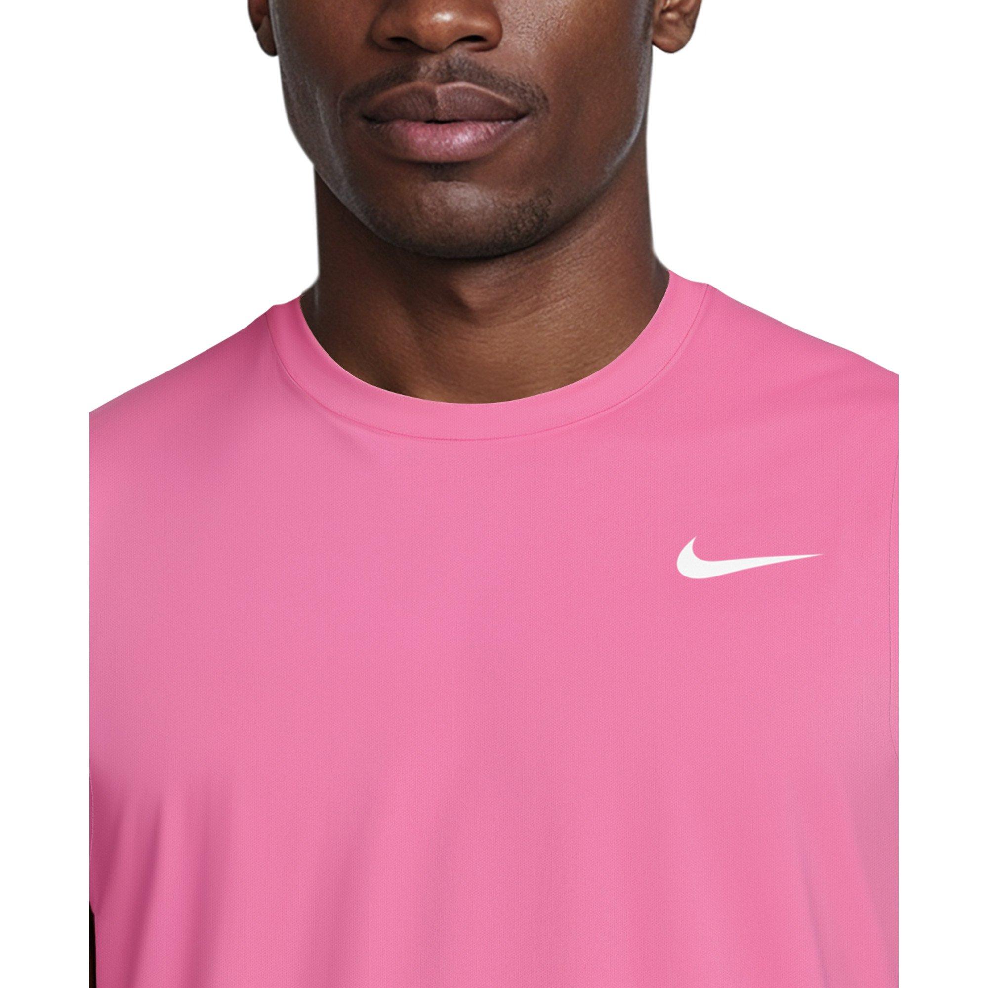 Nike Men's Swim Hydroguard Essential UV Dri-FIT Sleeveless Top - PINK Thumbnail View 3