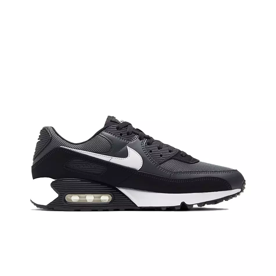 Nike Air Max 90 "Iron Grey/Dark Smoke Grey/Black/White" Men's Shoe - GREY