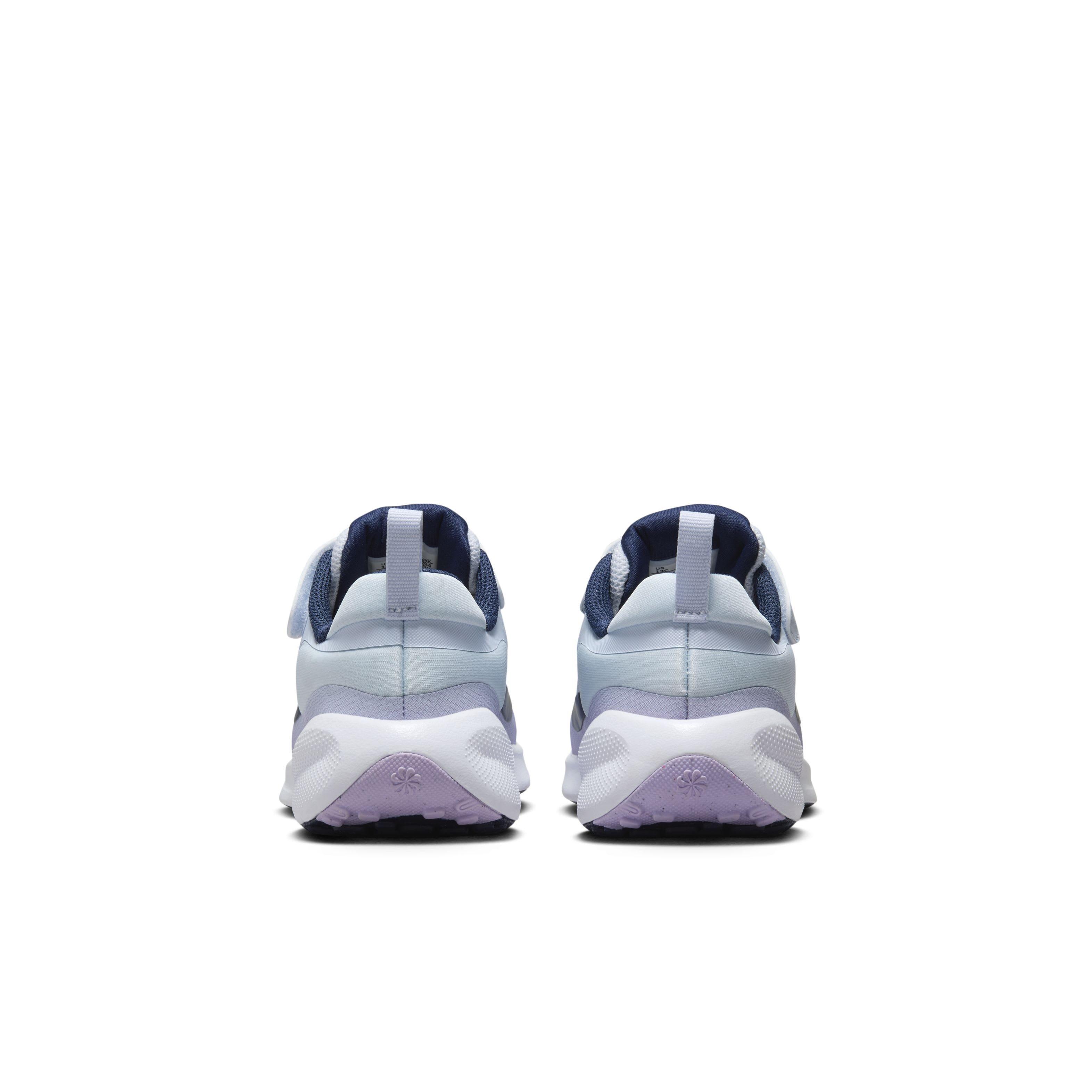Nike Revolution 7 Preschool Boys' "Football Grey/Lilac Bloom/Lilac/Midnight Navy" Running Shoe