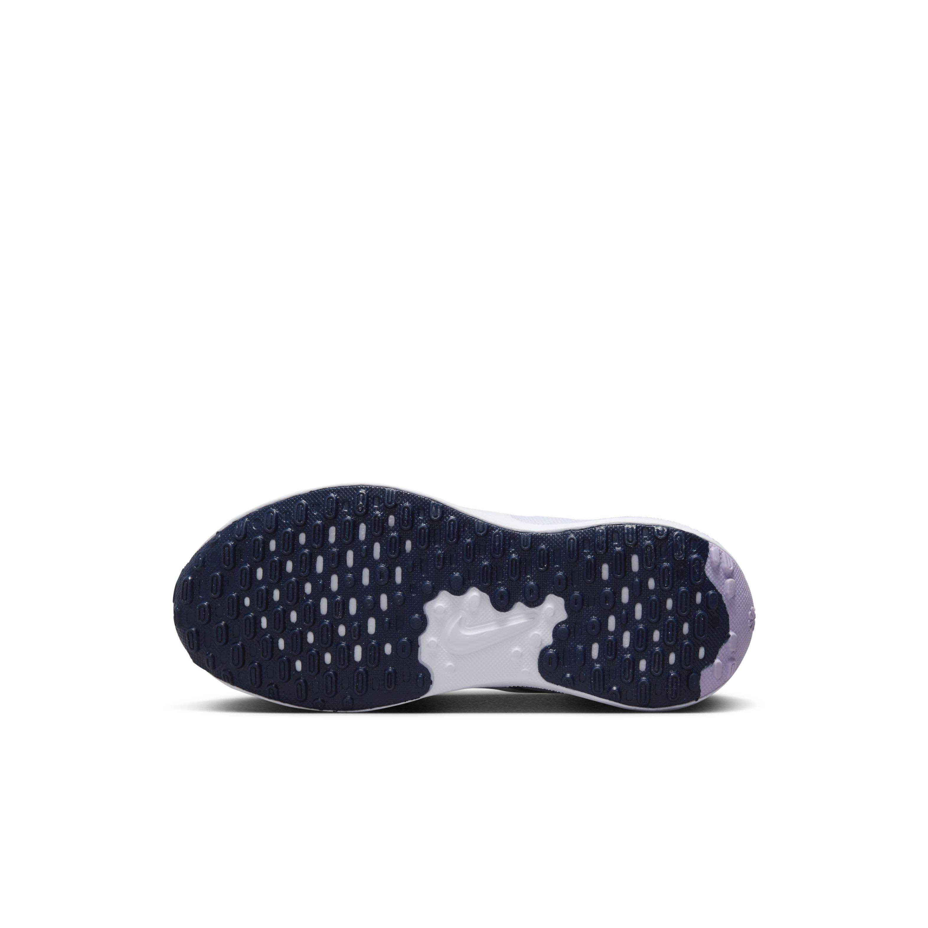 Nike Revolution 7 Preschool Boys' "Football Grey/Lilac Bloom/Lilac/Midnight Navy" Running Shoe
