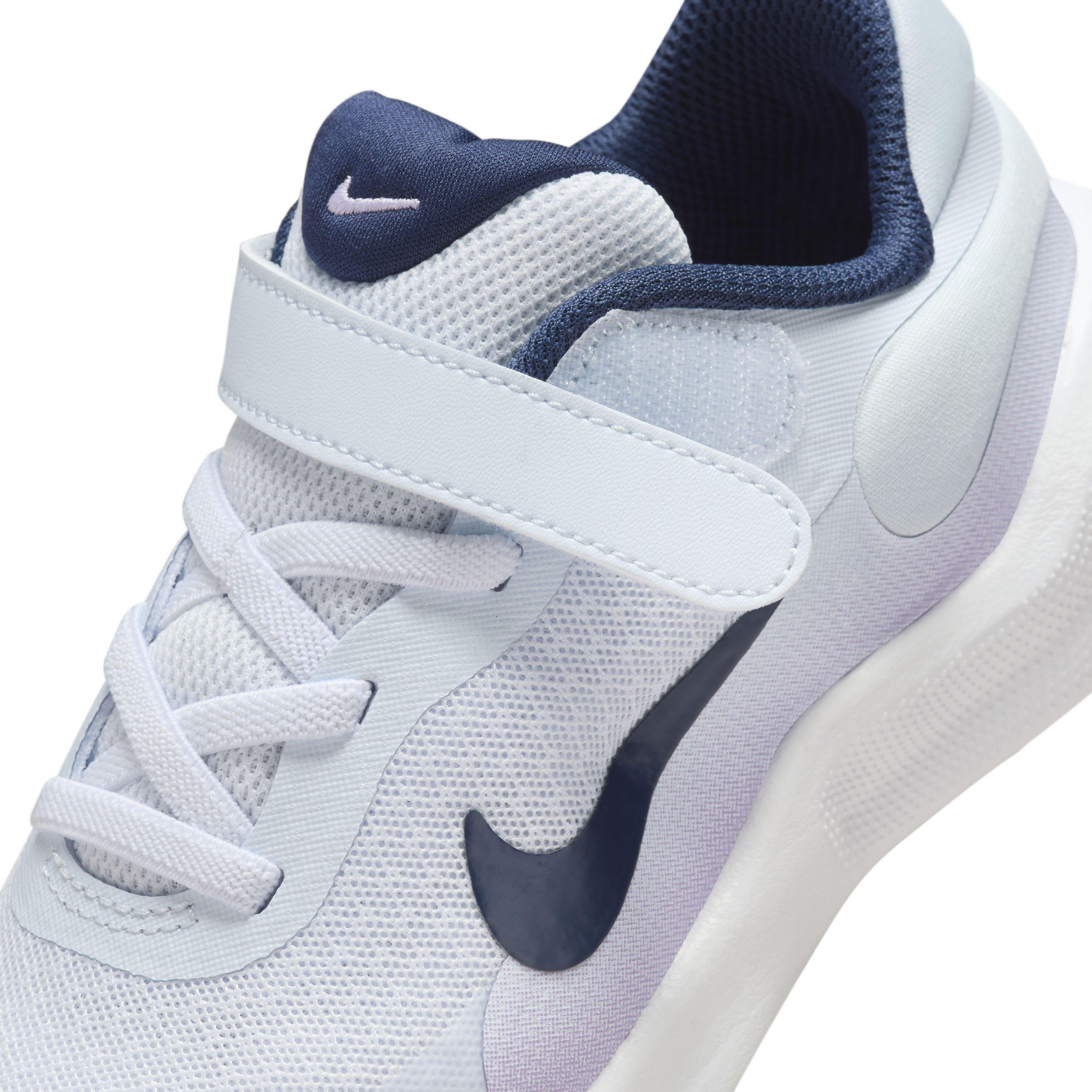 Nike Revolution 7 Preschool Boys' "Football Grey/Lilac Bloom/Lilac/Midnight Navy" Running Shoe