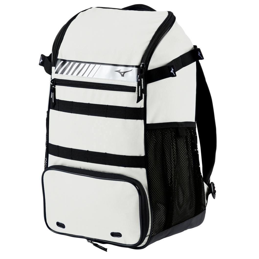 Mizuno Organizer 23 Baseball Backpack - WHITE Thumbnail View 1