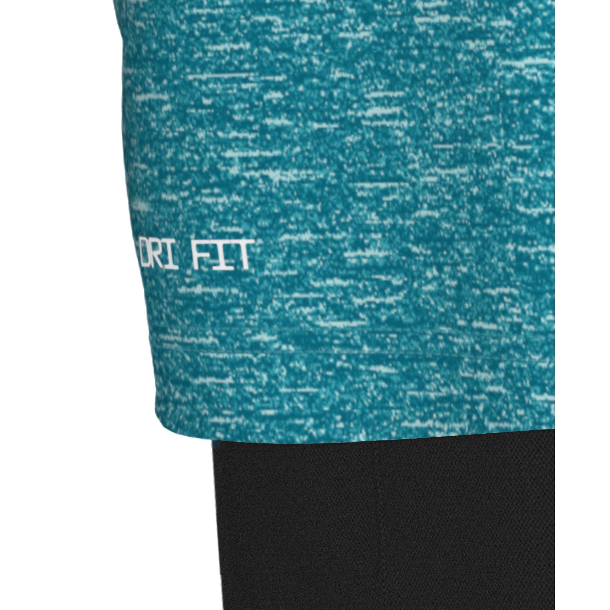 Nike Men's Swim Sleeveless Heather Hydroguard - TEAL Thumbnail View 3