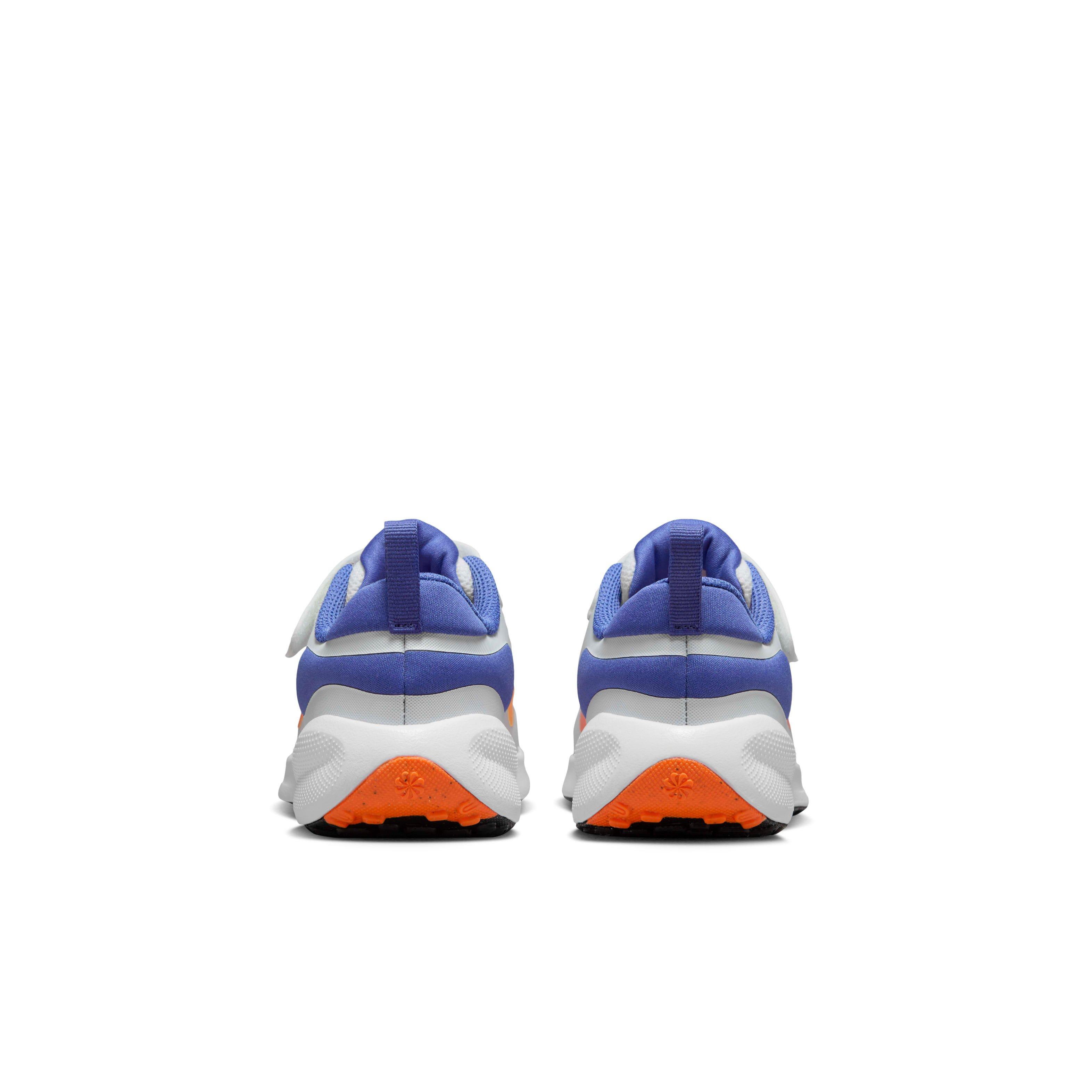 Nike Revolution 7 Preschool Boys' "White/Astronomy Blue/Total Orange/Team Orange" Running Shoe