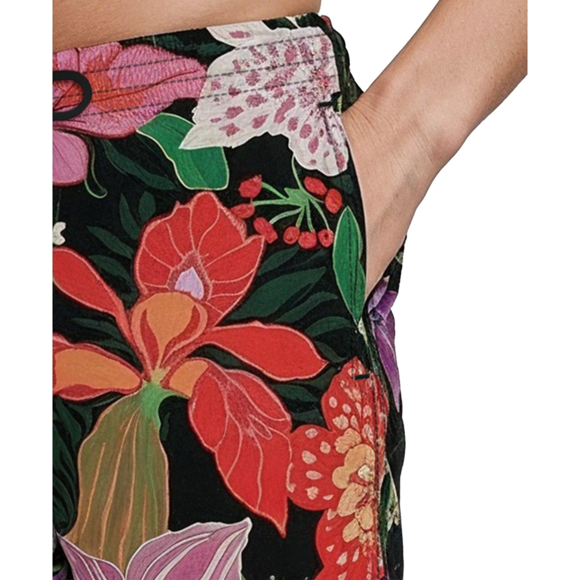 Nike Men's Swim Breaker Brief-Lined 5" Volley Swim Shorts - BLACK Thumbnail View 5