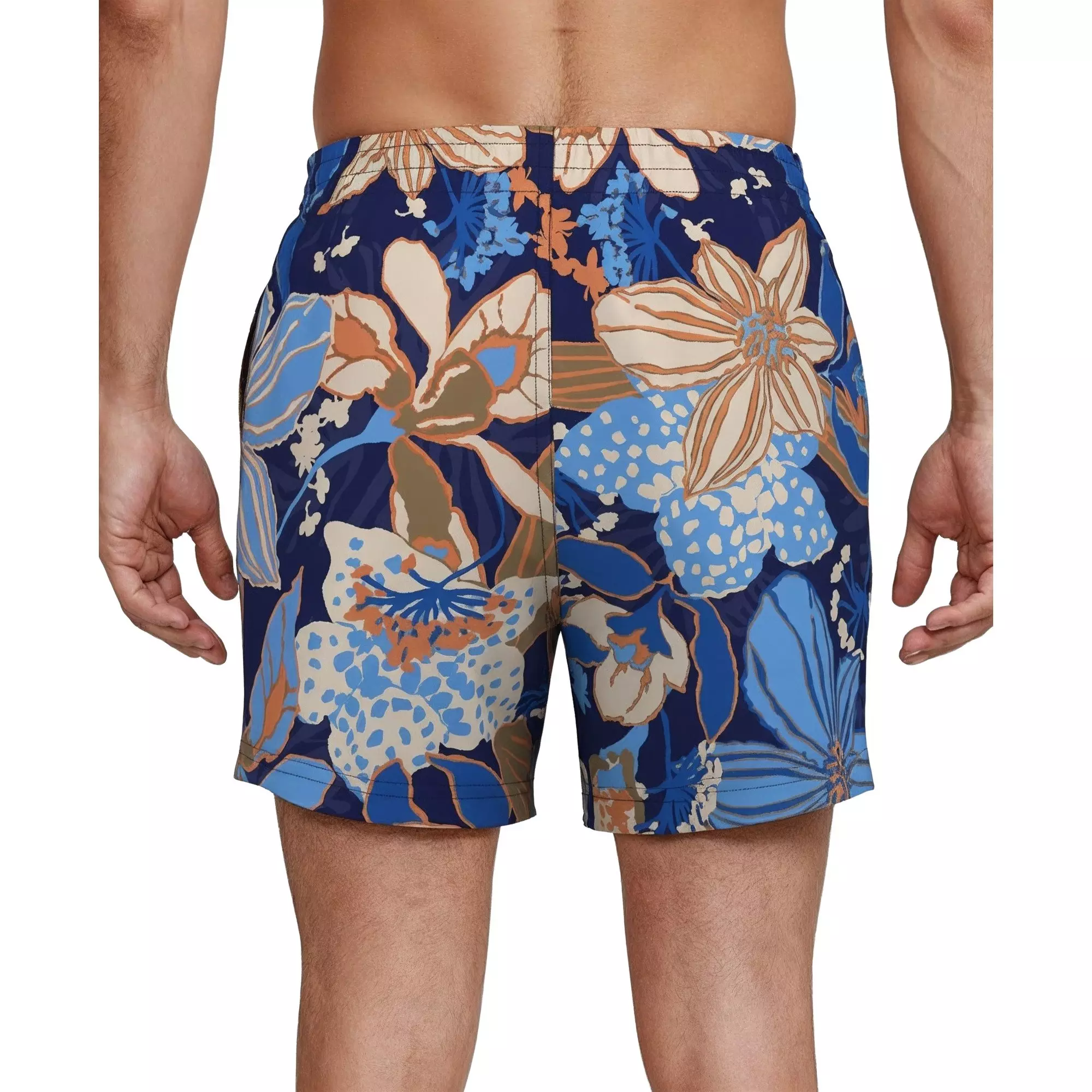 Nike Men's Swim Breaker Brief-Lined 5" Volley Swim Shorts - NAVY