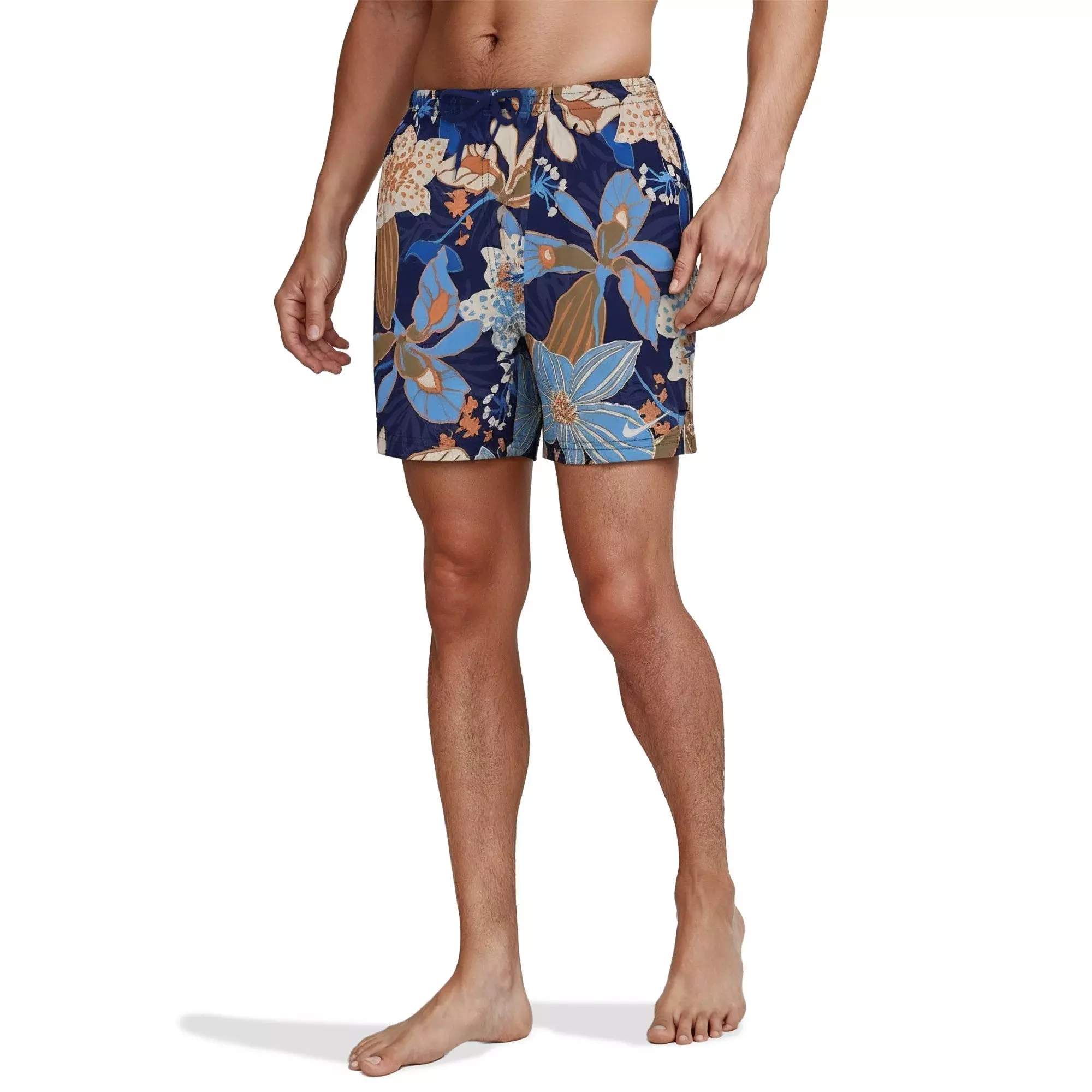 Nike Men's Swim Breaker Brief-Lined 5" Volley Swim Shorts - NAVY