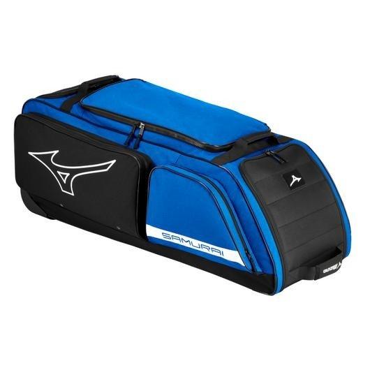 Mizuno Samurai Catcher's Wheel Bag - ROYAL/BLACK Thumbnail View 1