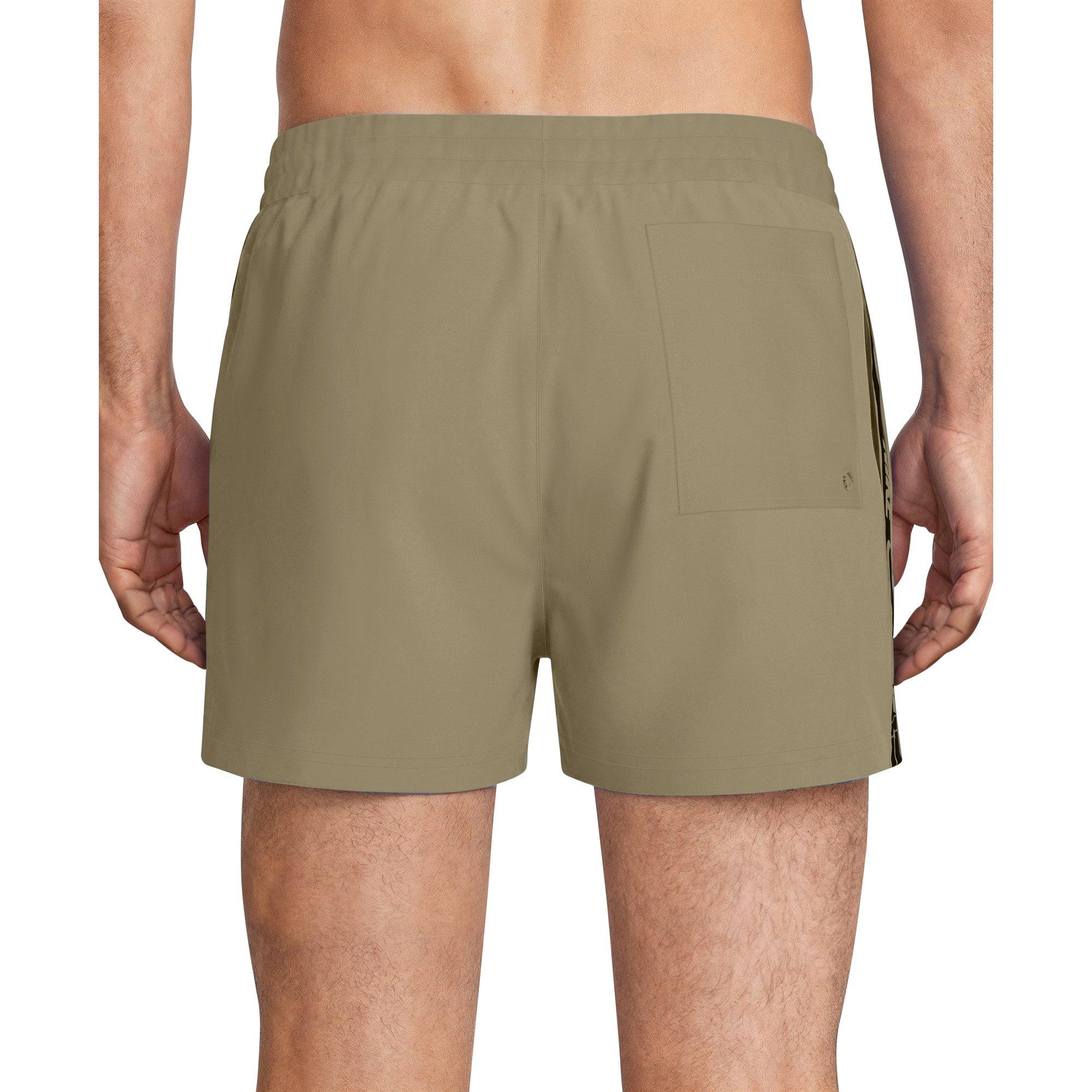 Nike Men's Swim Breaker 5" Brief-Lined Volley Swim Shorts - BEIGE Thumbnail View 2