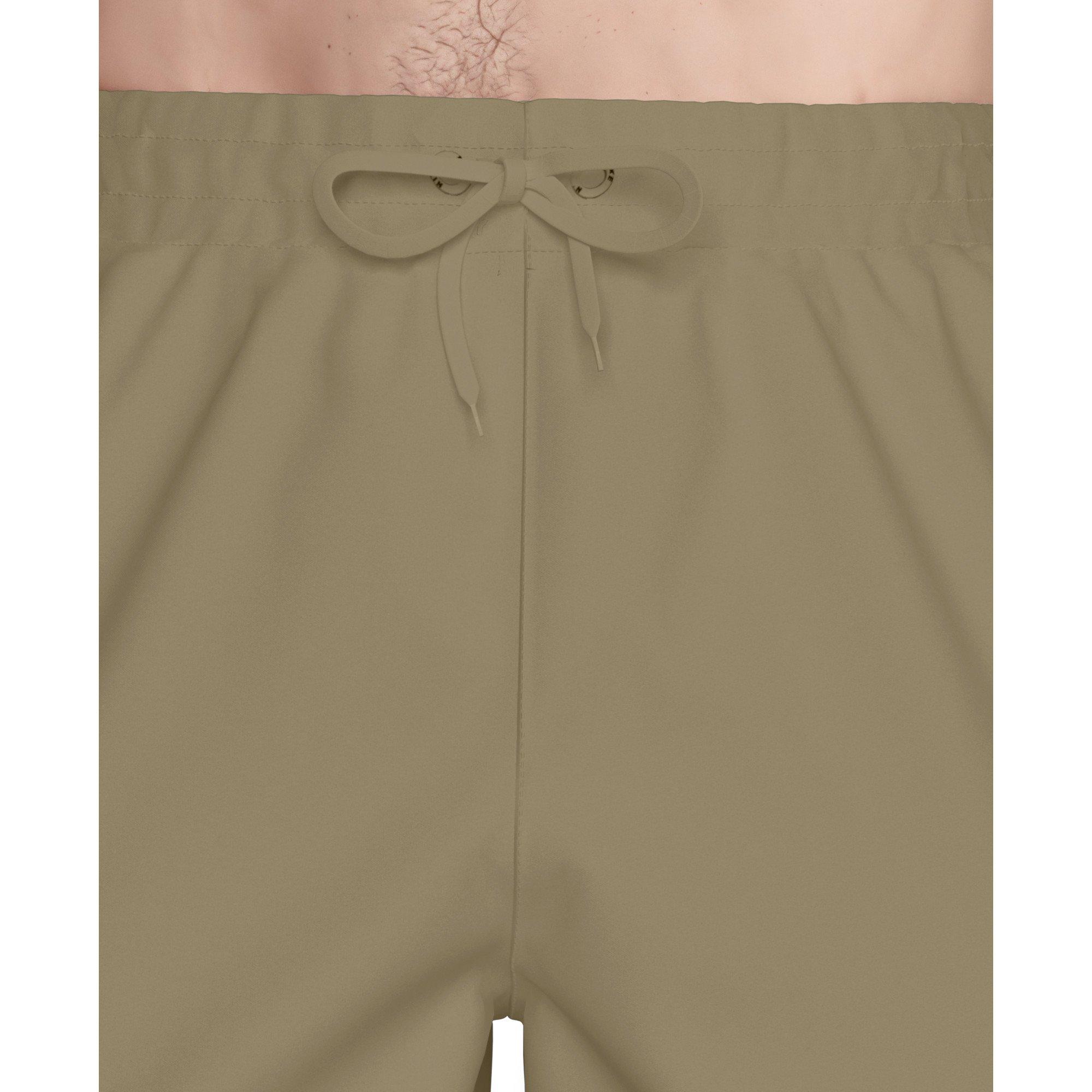 Nike Men's Swim Breaker 5" Brief-Lined Volley Swim Shorts - BEIGE Thumbnail View 3