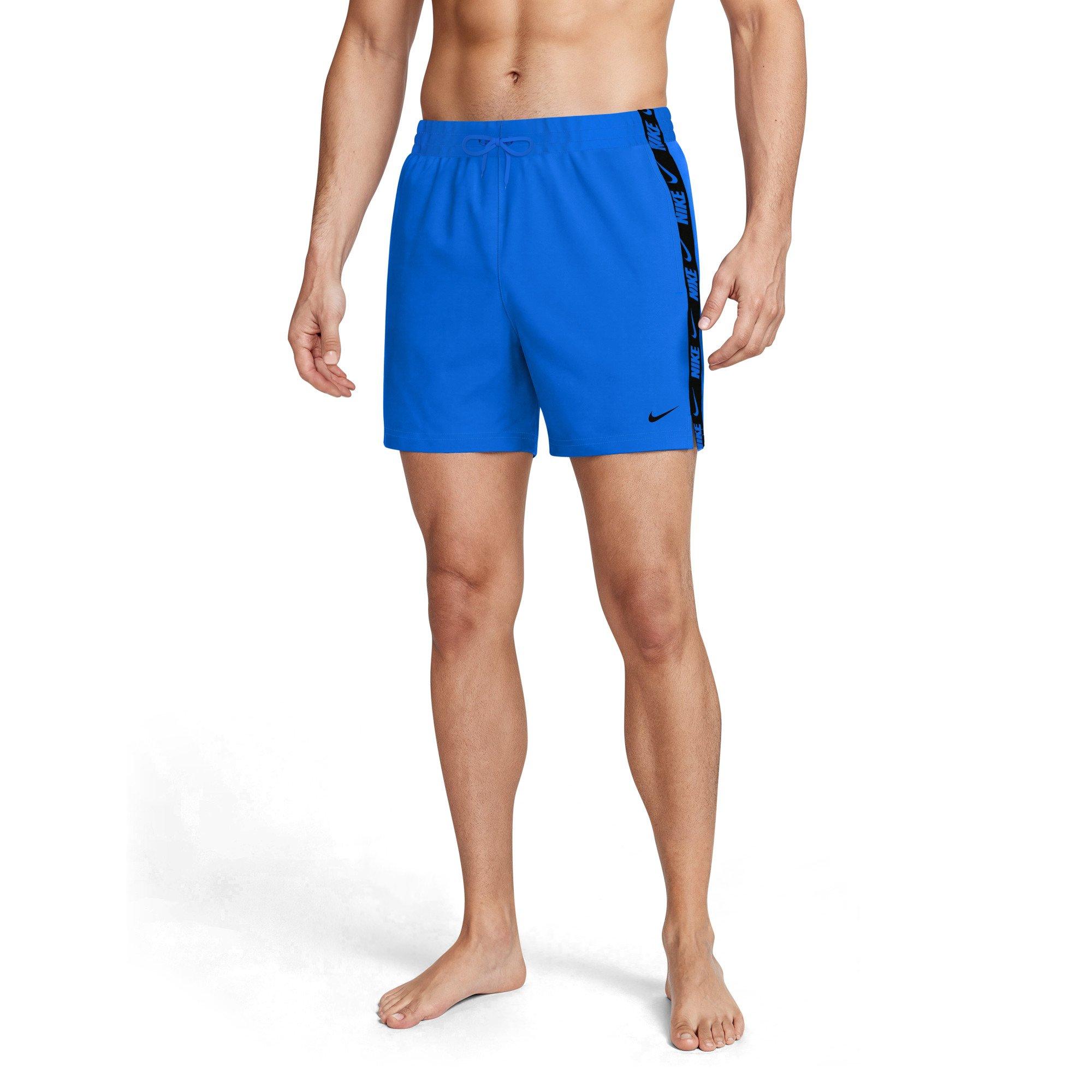 Nike Men's Swim Breaker 5" Brief-Lined Volley Swim Shorts - BLUE Thumbnail View 3