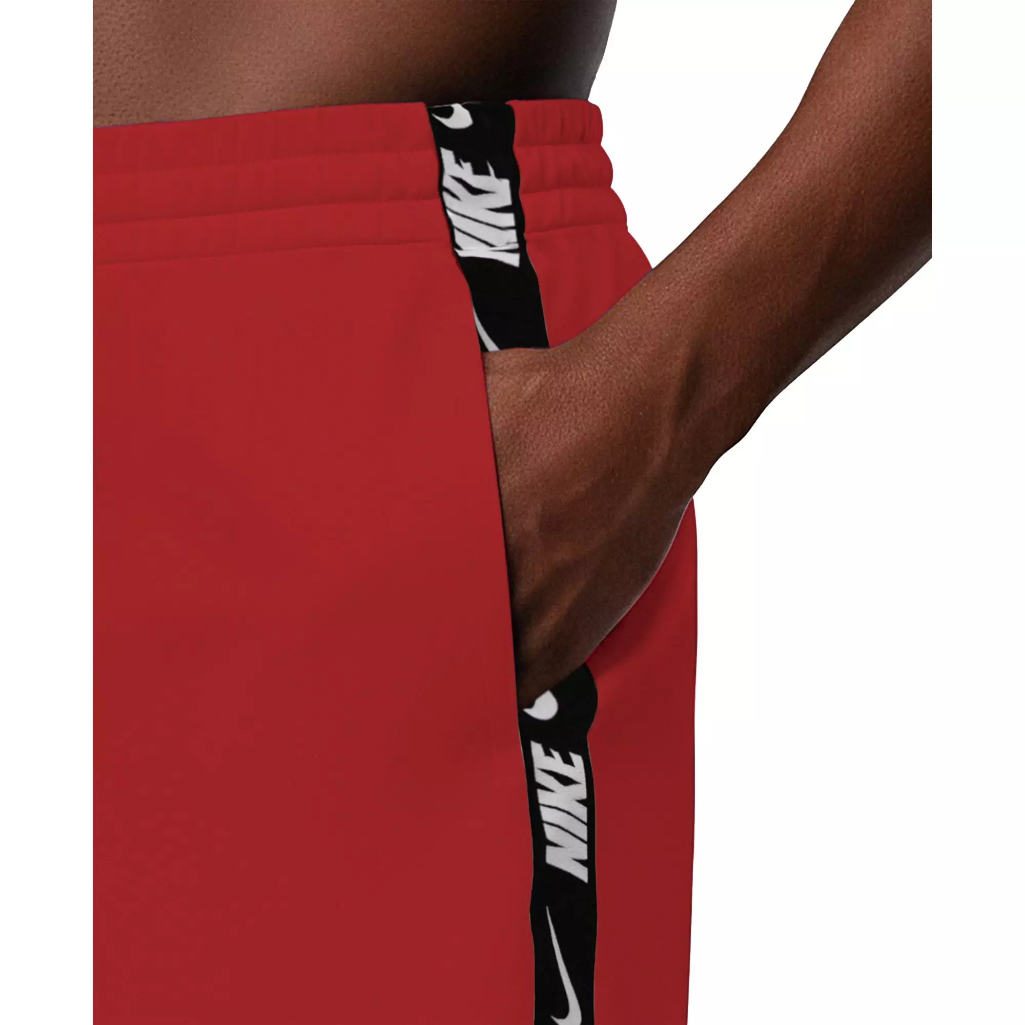 Nike Men's Swim Breaker 5" Brief-Lined Volley Swim Shorts - RED