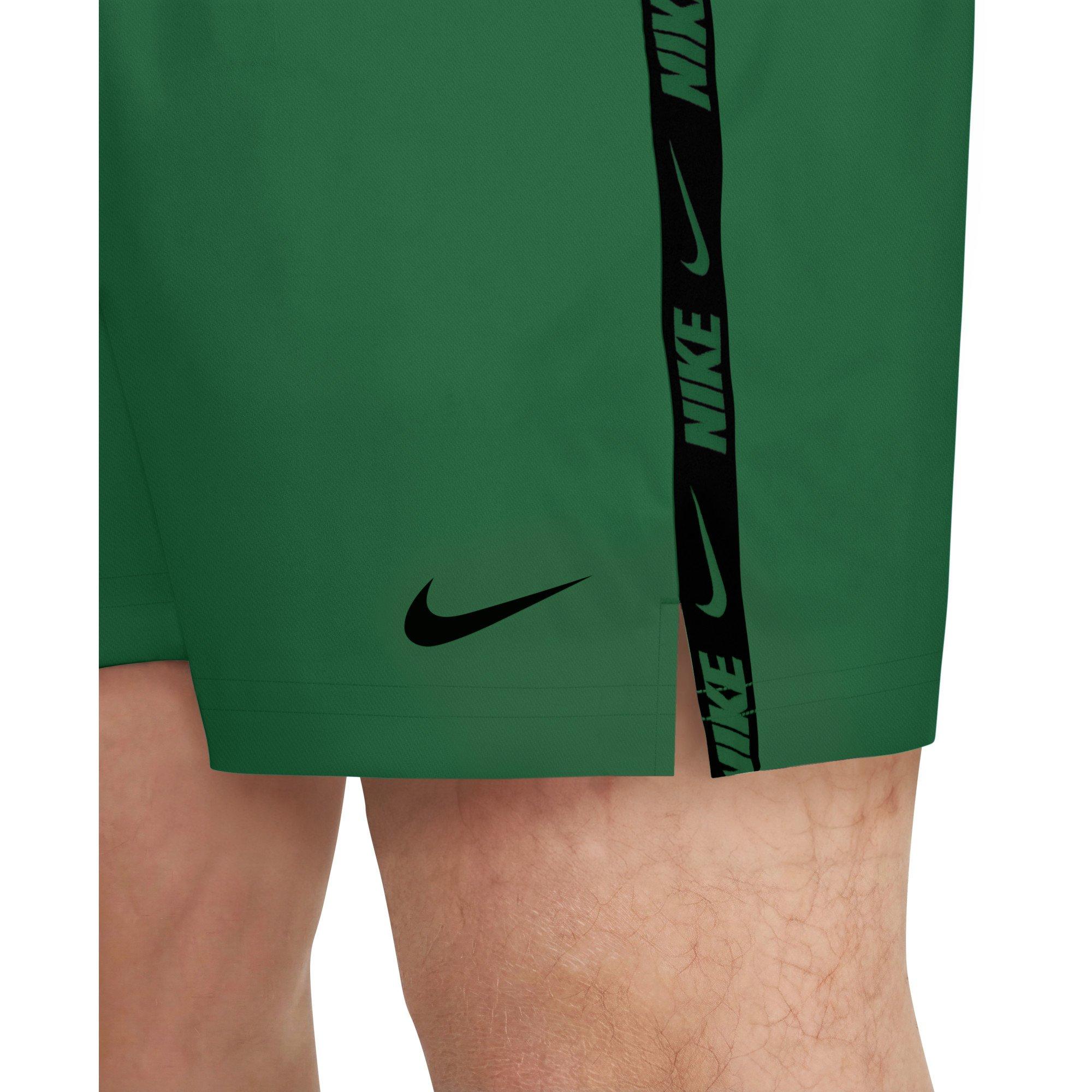 Nike Men's Swim Breaker 5" Brief-Lined Volley Swim Shorts - GREEN Thumbnail View 5
