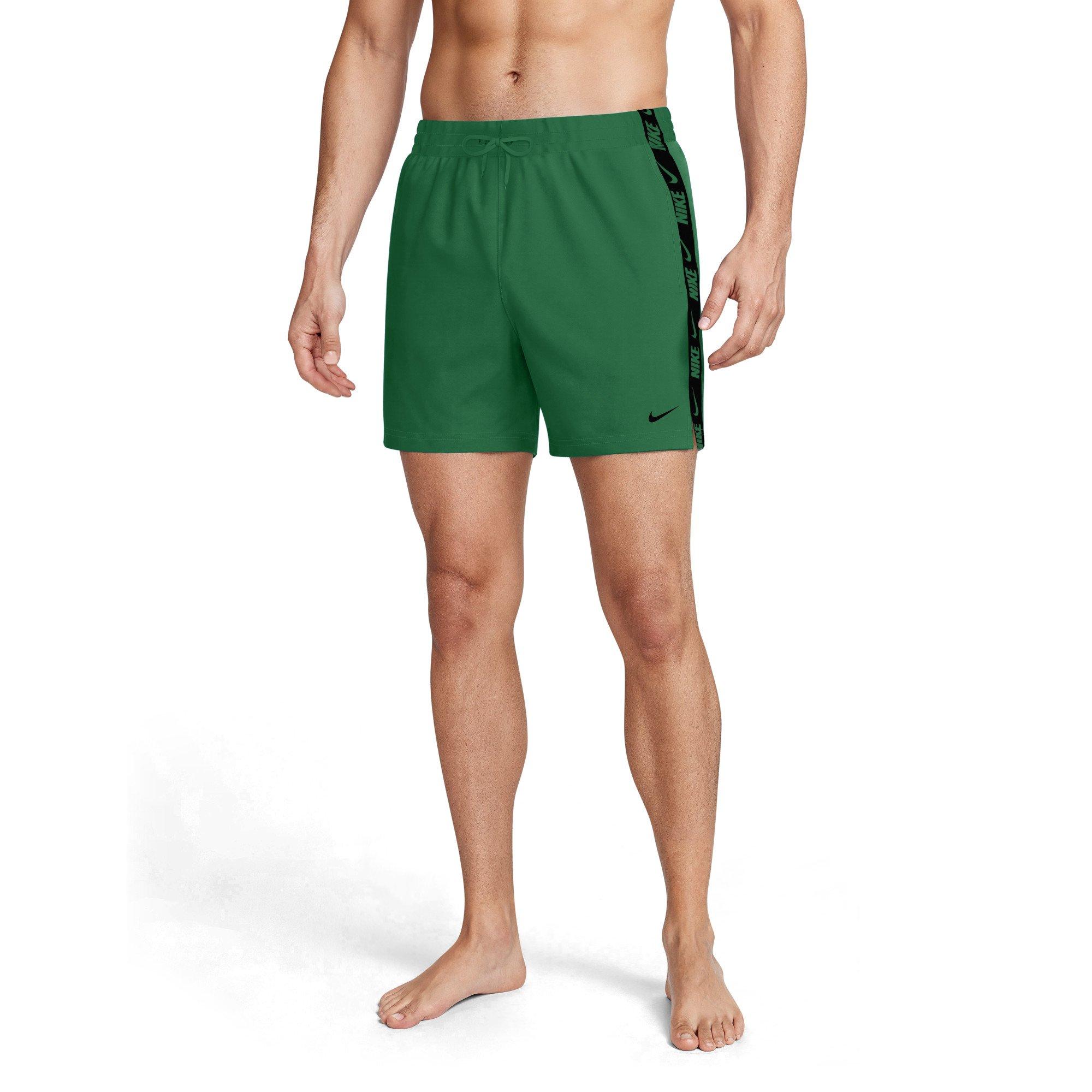 Nike Men's Swim Breaker 5" Brief-Lined Volley Swim Shorts - GREEN Thumbnail View 6