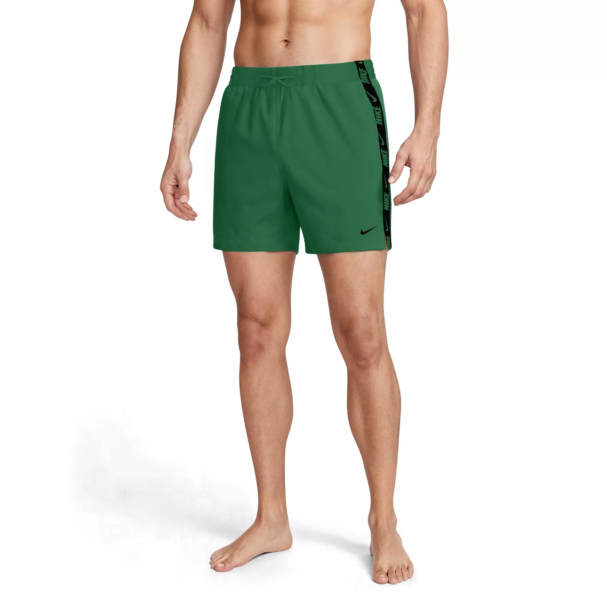 Nike Men's Swim Breaker 5" Brief-Lined Volley Swim Shorts - GREEN