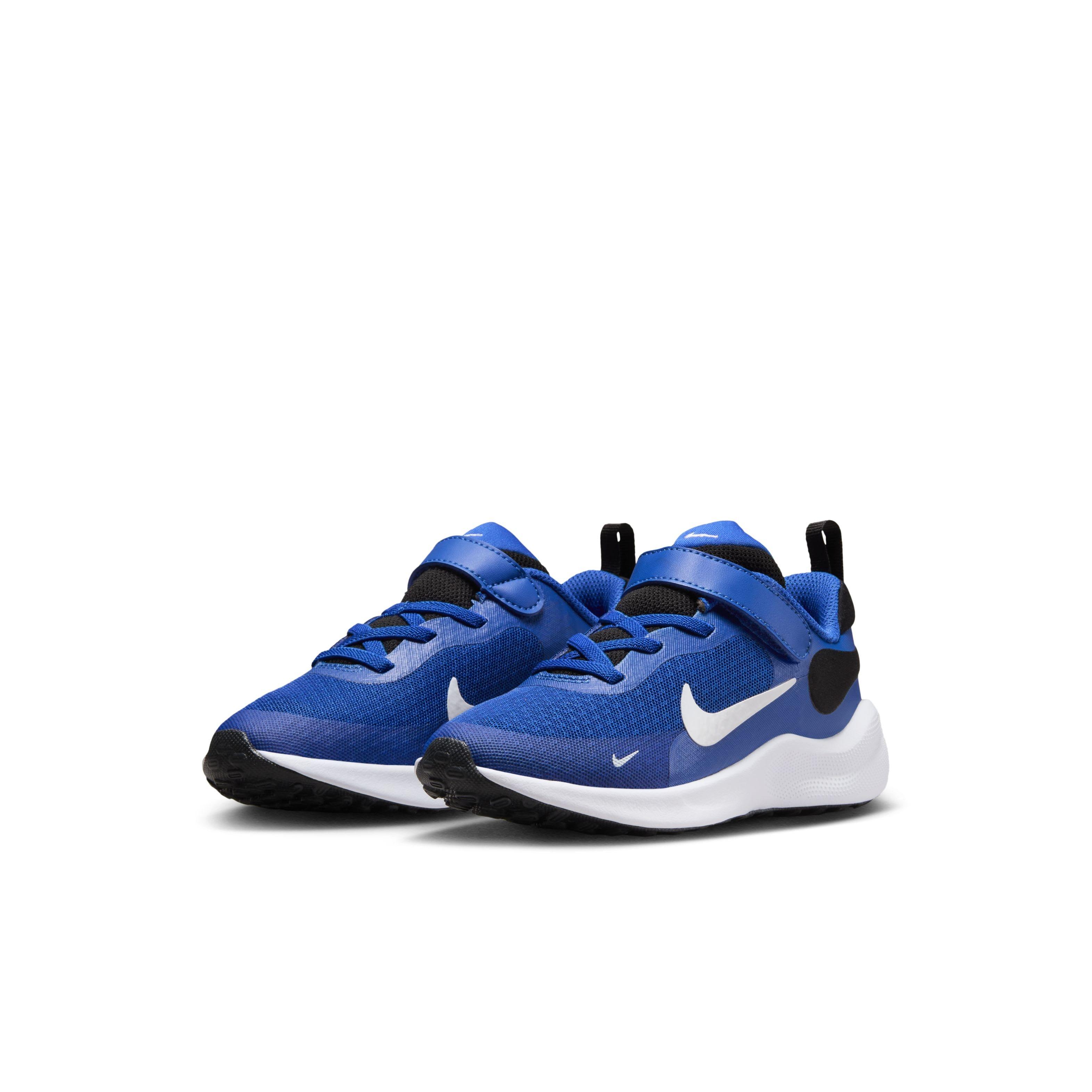 Nike Revolution 7 Preschool Boys' "Game Royal/Black/White" Running Shoe