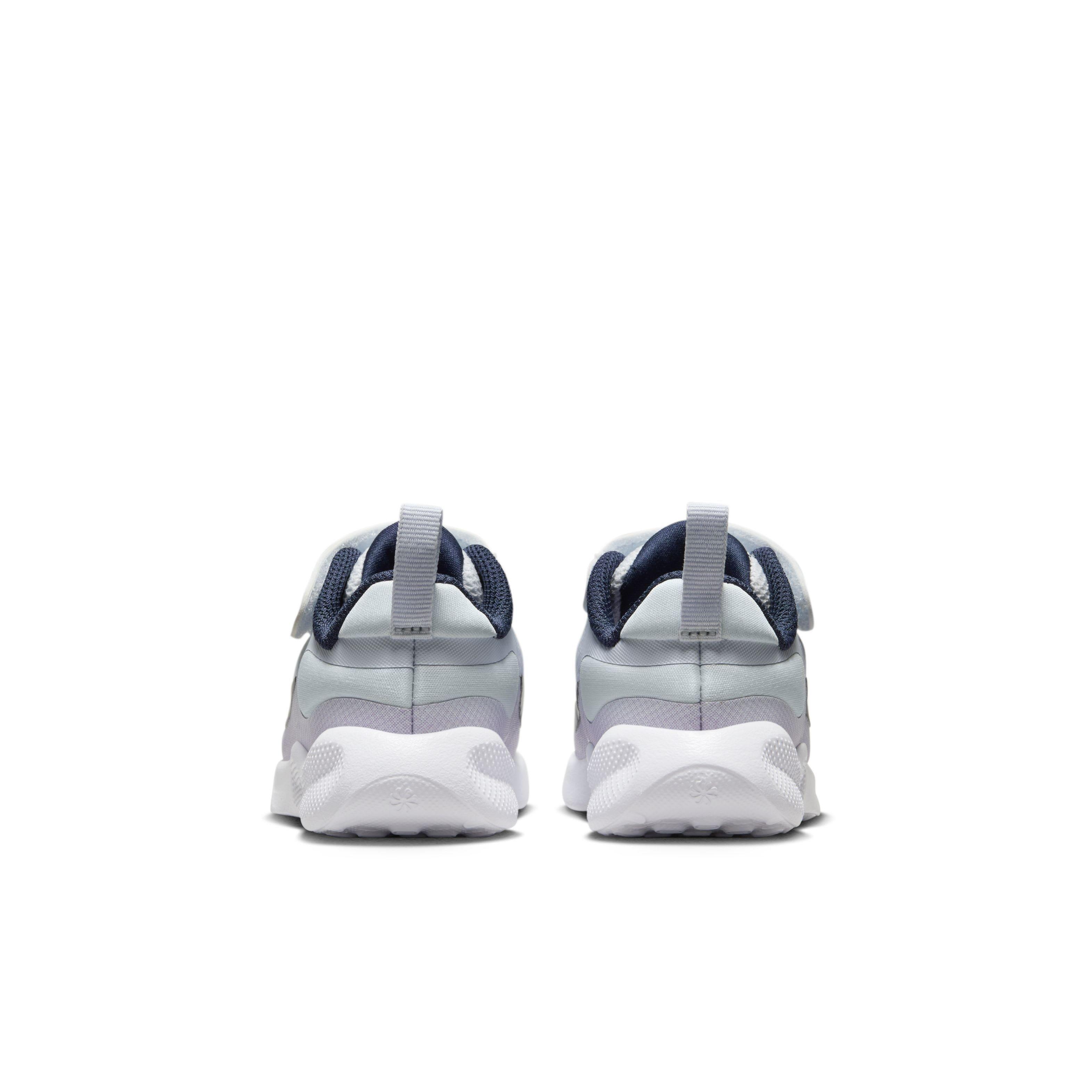 Nike Revolution 7 Infant Boys' "Football Grey/Lilac Bloom/Lilac/Midnight Navy" Running Shoe