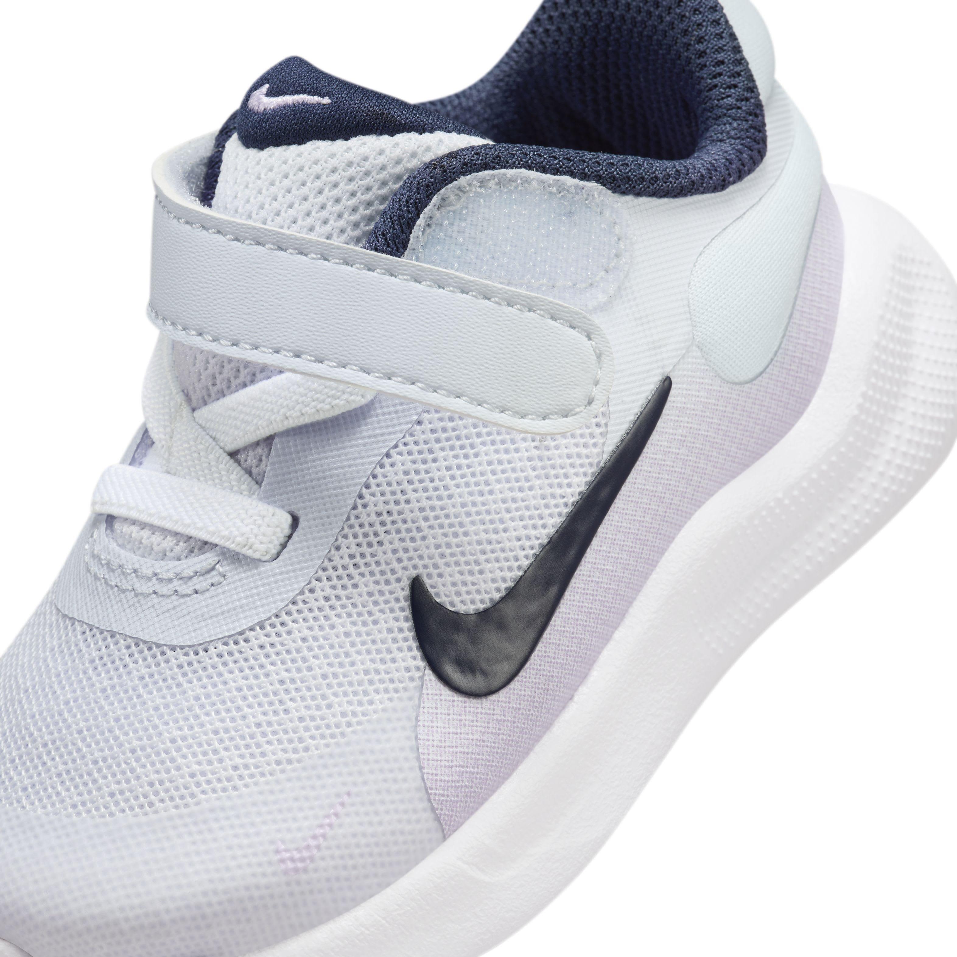 Nike Revolution 7 Infant Boys' "Football Grey/Lilac Bloom/Lilac/Midnight Navy" Running Shoe