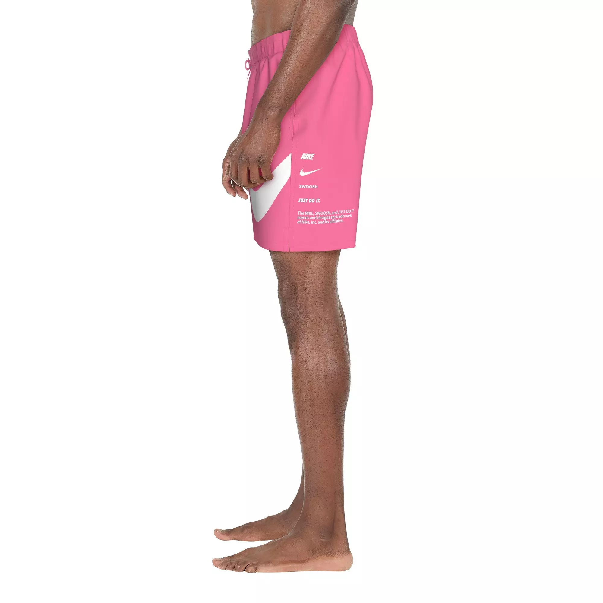 Nike Men's Swim Breaker 7" Fully Lined Volley Swim Shorts - PINK