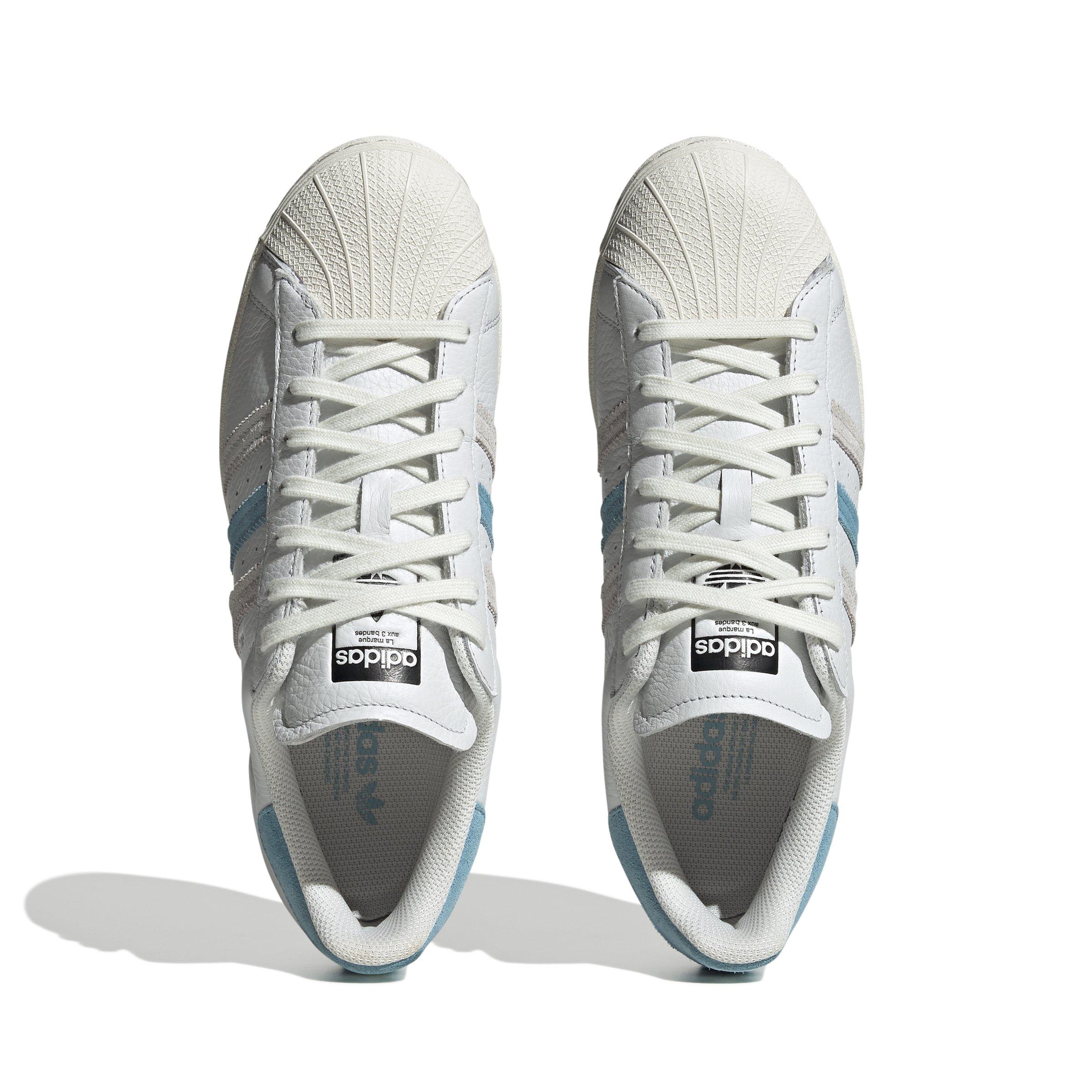 Men\'s Gear Hibbett | White/Pre adidas Blue/Grey Superstar City Shoe Originals - One\