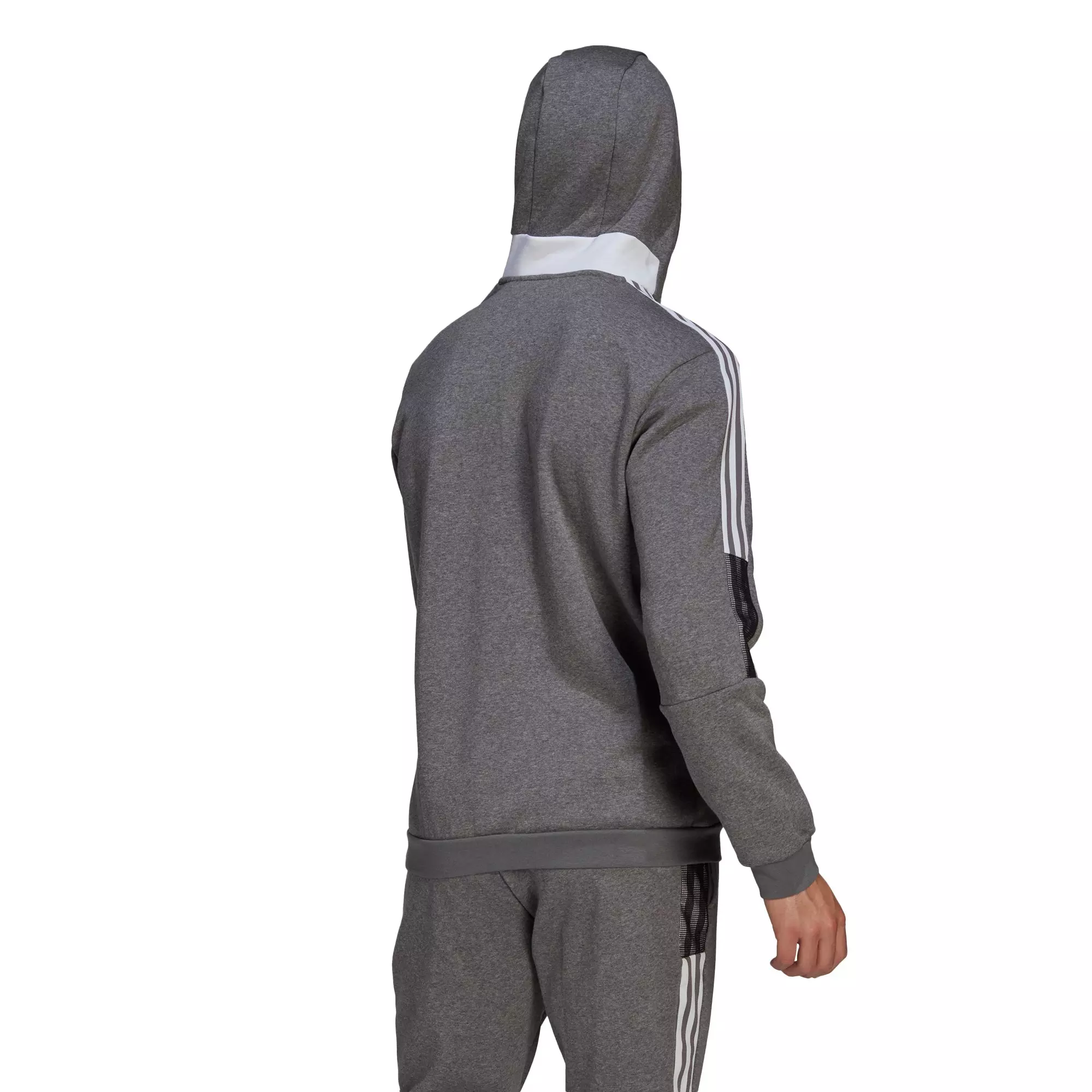 adidas Men's Grey Tiro21 Pullover Hoodie - GREY