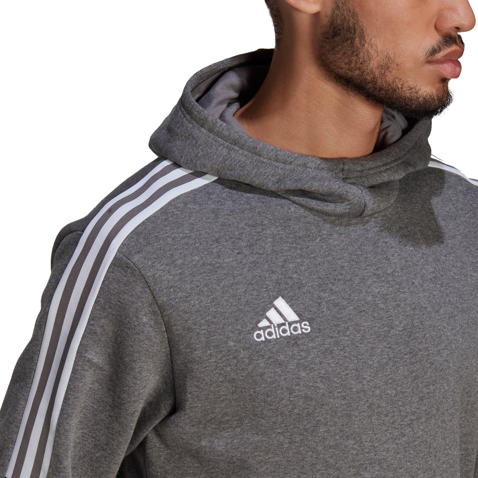 adidas Men's Grey Tiro21 Pullover Hoodie - GREY Thumbnail View 3