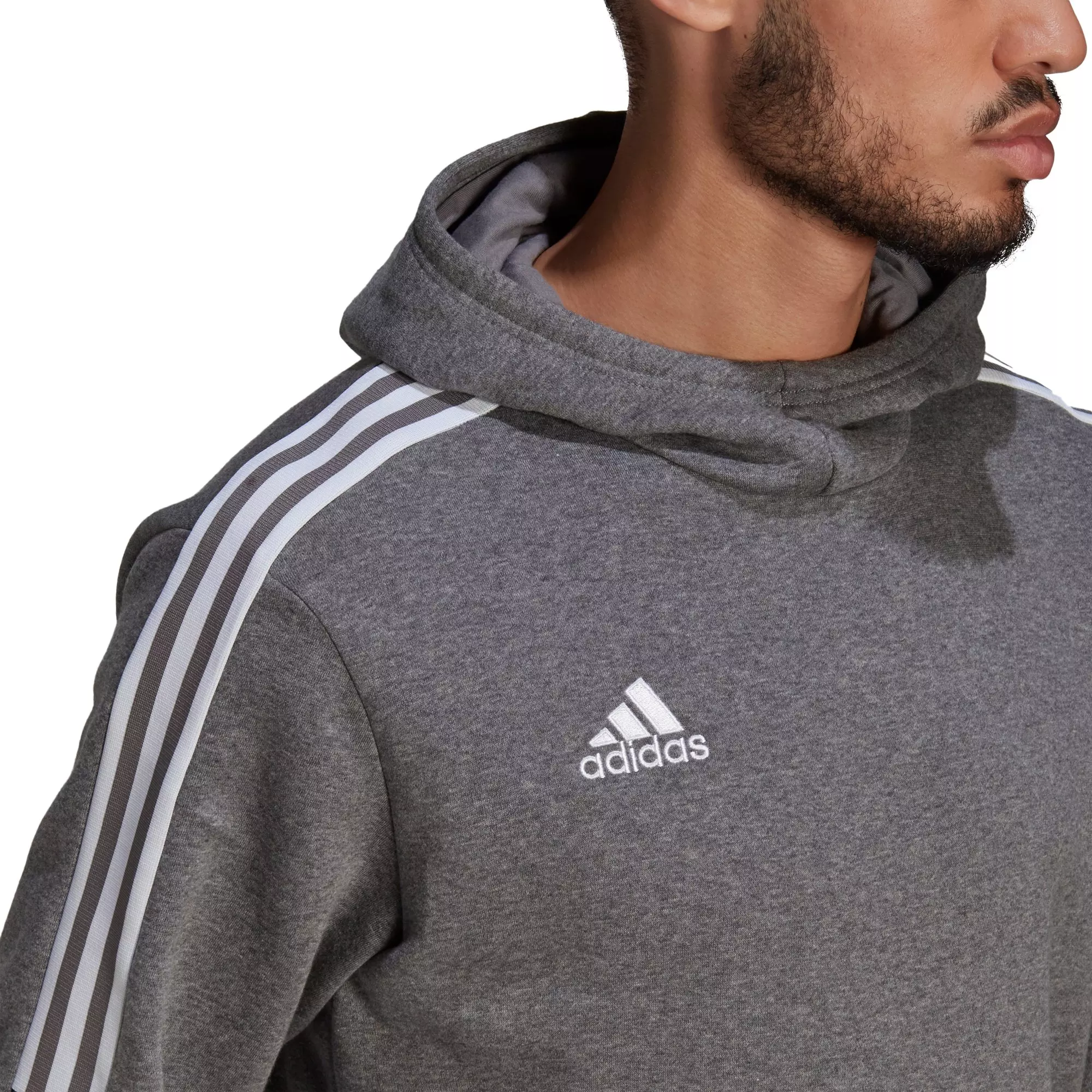 adidas Men's Grey Tiro21 Pullover Hoodie - GREY