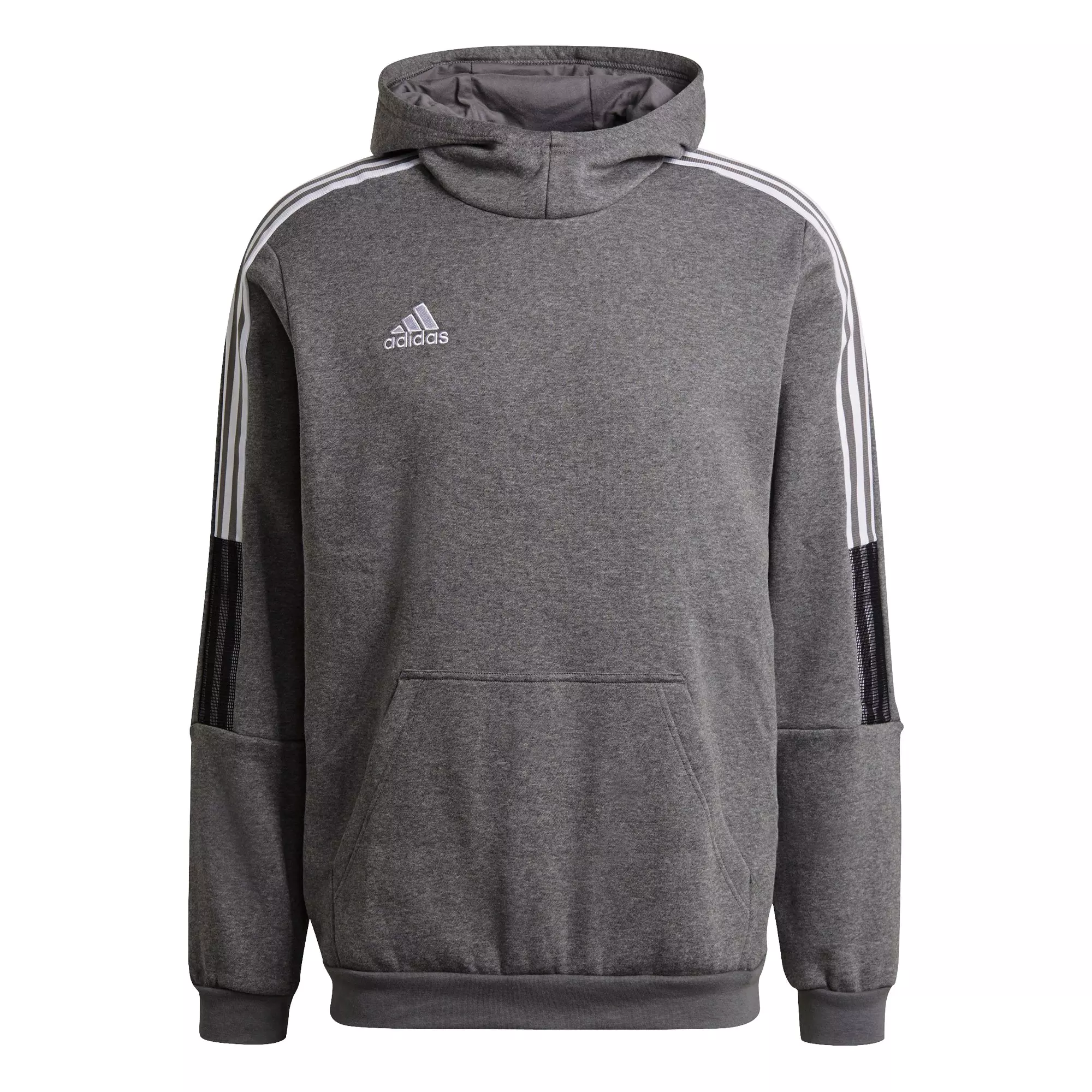 adidas Men's Grey Tiro21 Pullover Hoodie - GREY