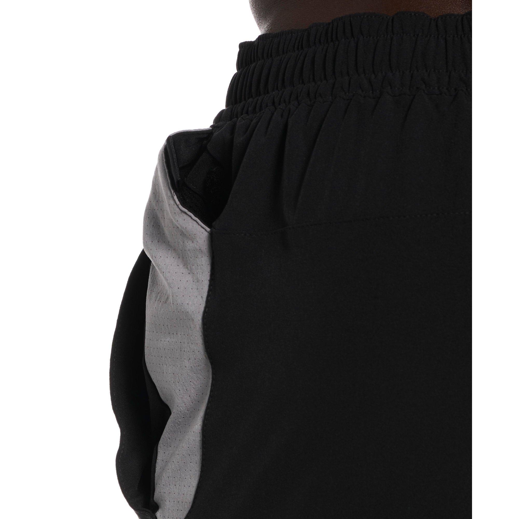 Nike Men's Swim Contend Essential 7" Brief-Lined Volley Swim Shorts - BLACK Thumbnail View 4