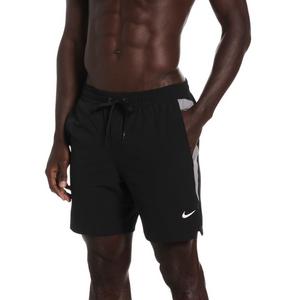 Nike Men's Swim Contend Essential 7" Brief-Lined Volley Swim Shorts