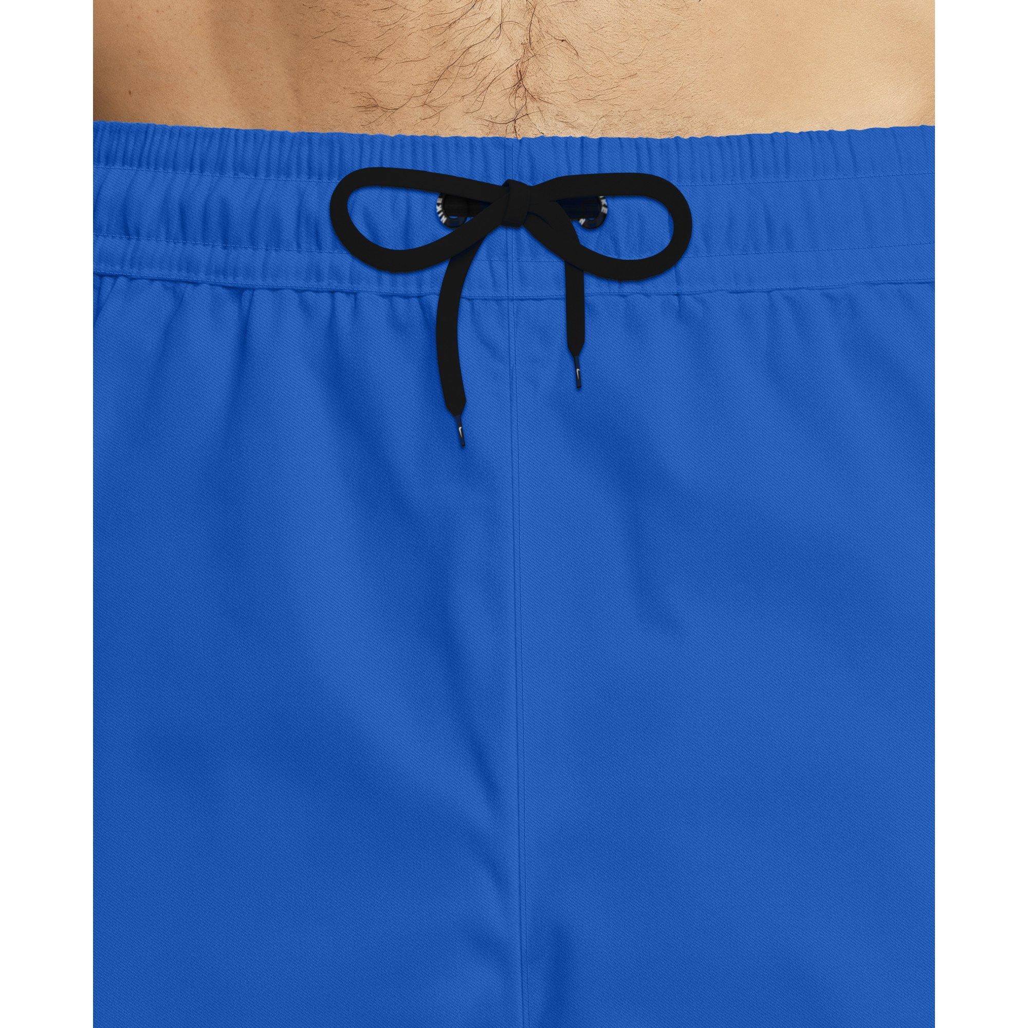 Nike Men's Swim Contend Essential 7" Brief-Lined Volley Swim Shorts - ROYAL Thumbnail View 4