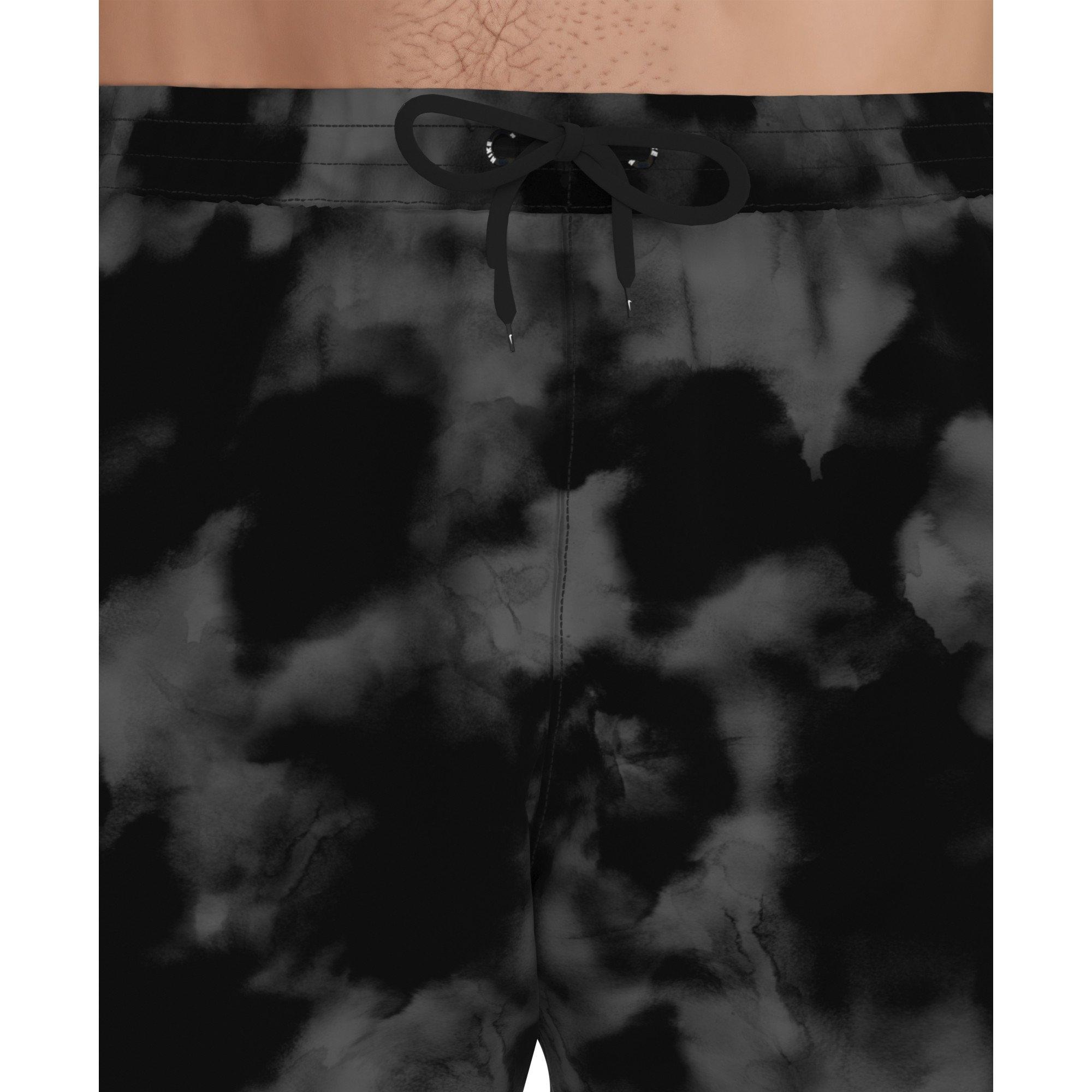 Nike Men's Swim Contend 7" Boxer Volley Short - BLACK/GREY Thumbnail View 3
