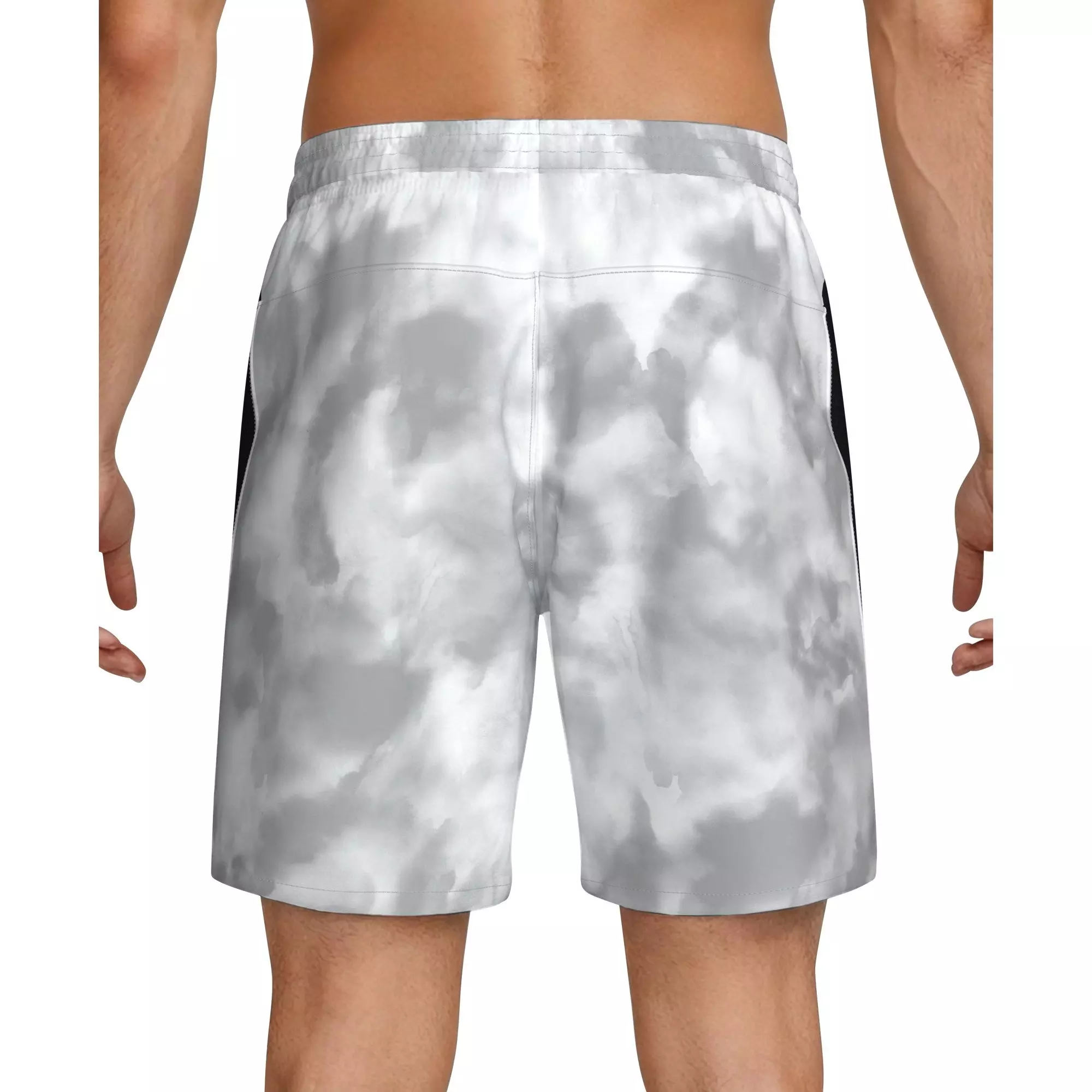 Nike Men's Swim Contend 7" Boxer Volley Short - GREY/WHITE