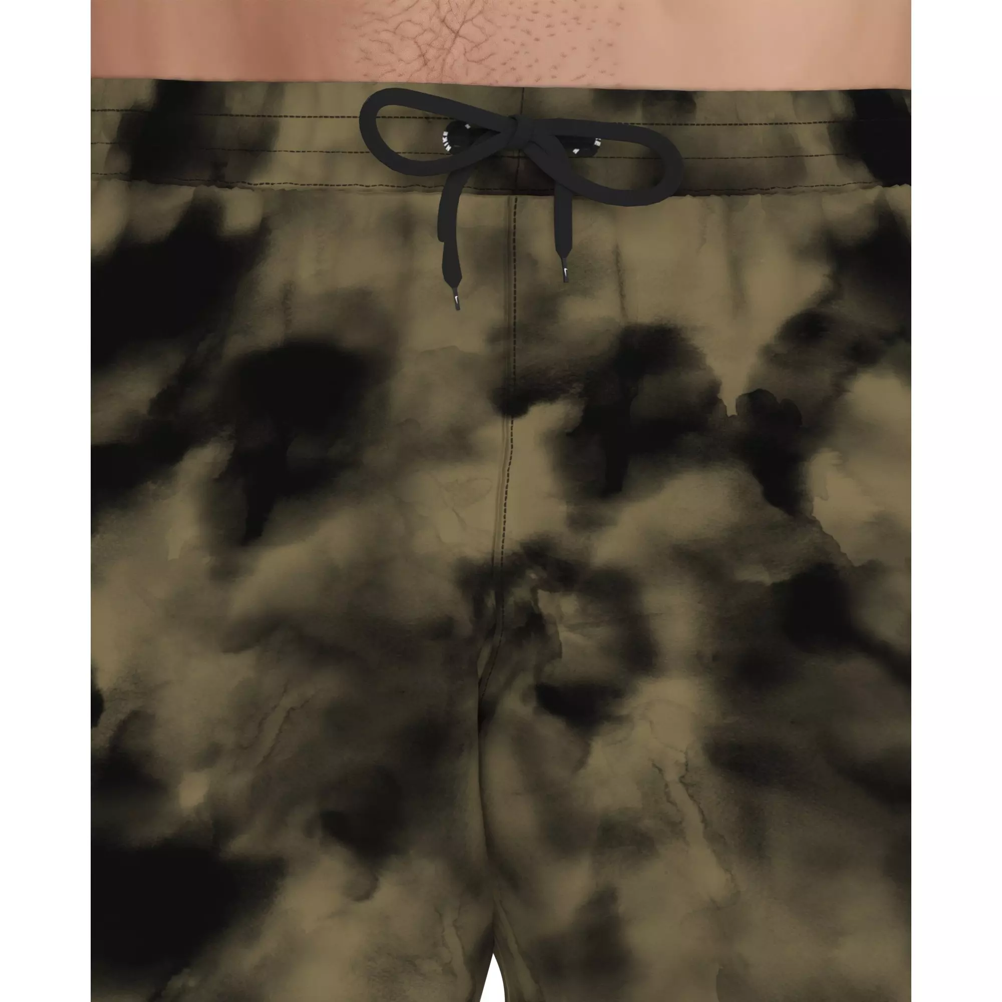 Nike Men's Swim Contend 7" Boxer Volley Short - BEIGE/BLACK