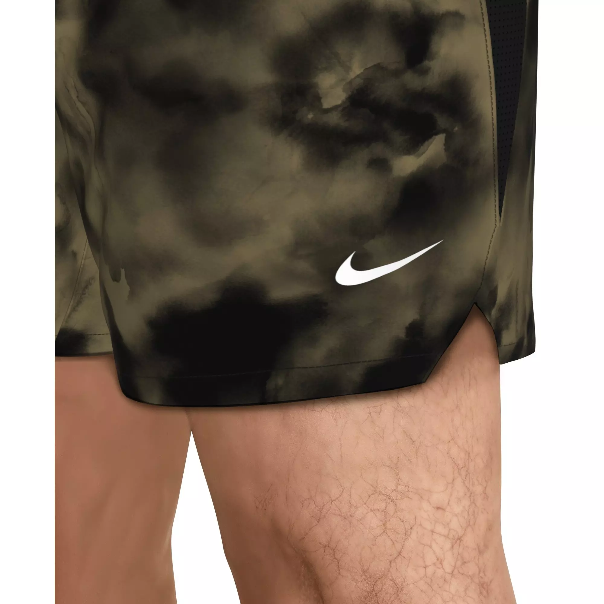 Nike Men's Swim Contend 7" Boxer Volley Short - BEIGE/BLACK