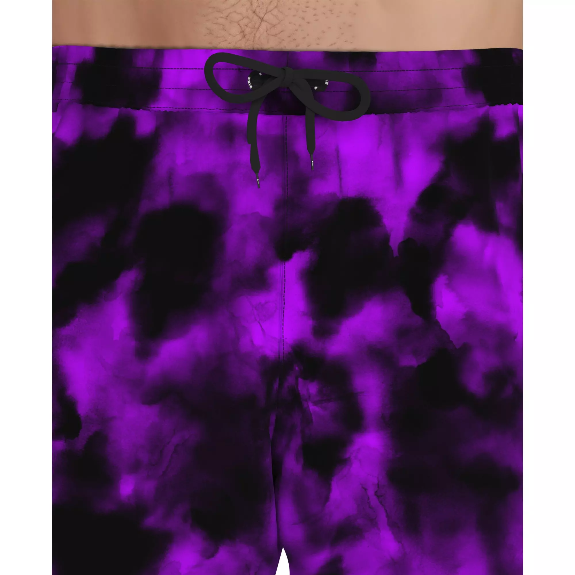 Nike Men's Swim Contend 7" Boxer Volley Short - VIOLET/BLACK