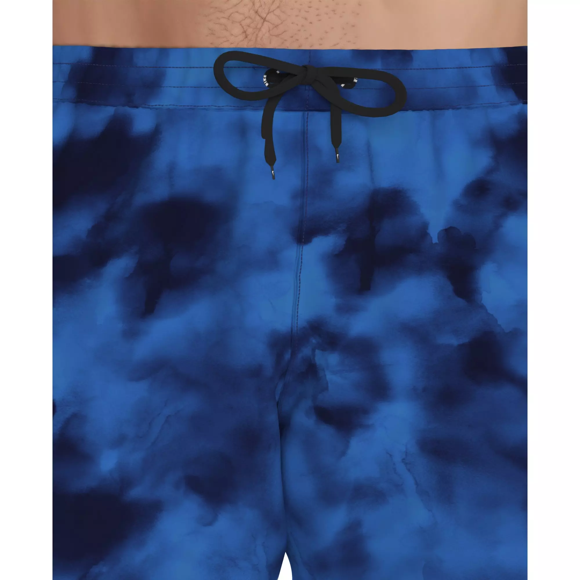 Nike Men's Swim Contend 7" Boxer Volley Short - BLUE/BLACK