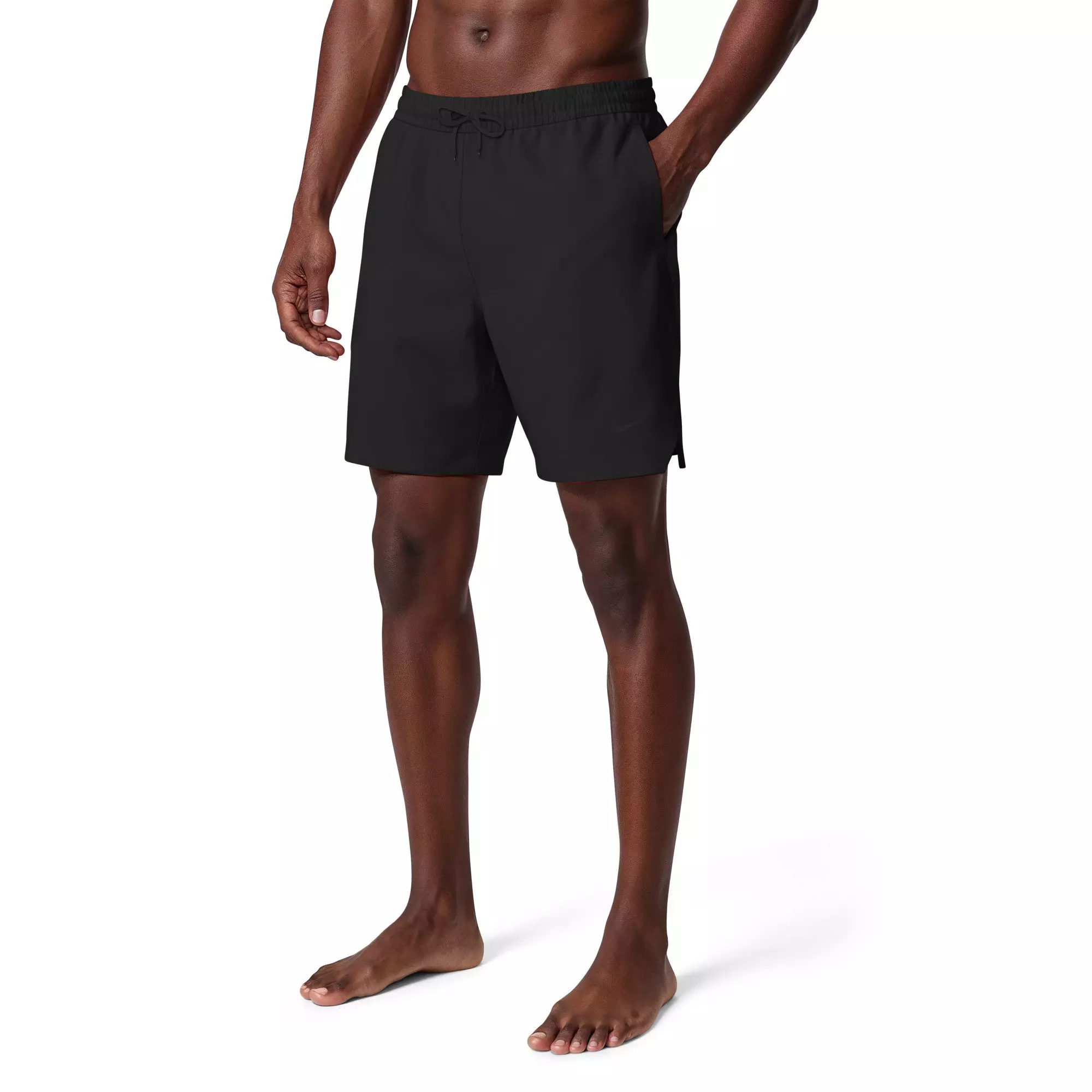 Nike Men's Swim Contend Essential Brief-Lined 7" Volley Swim Shorts - BLACK