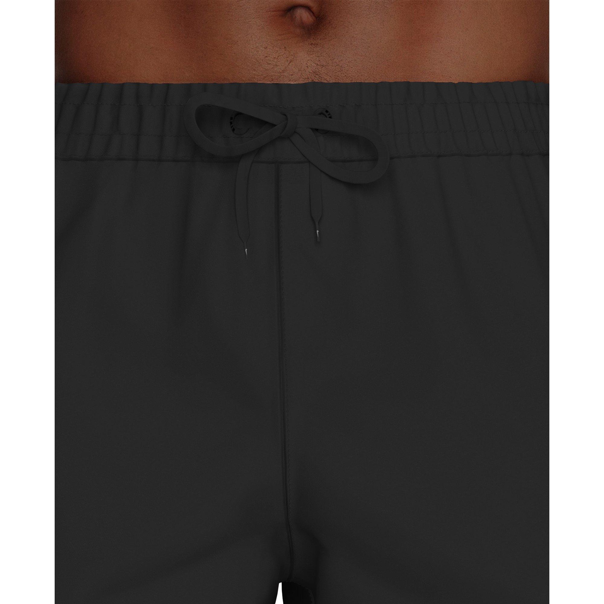Nike Men's Swim Contend Essential Brief-Lined 7" Volley Swim Shorts - BLACK Thumbnail View 4