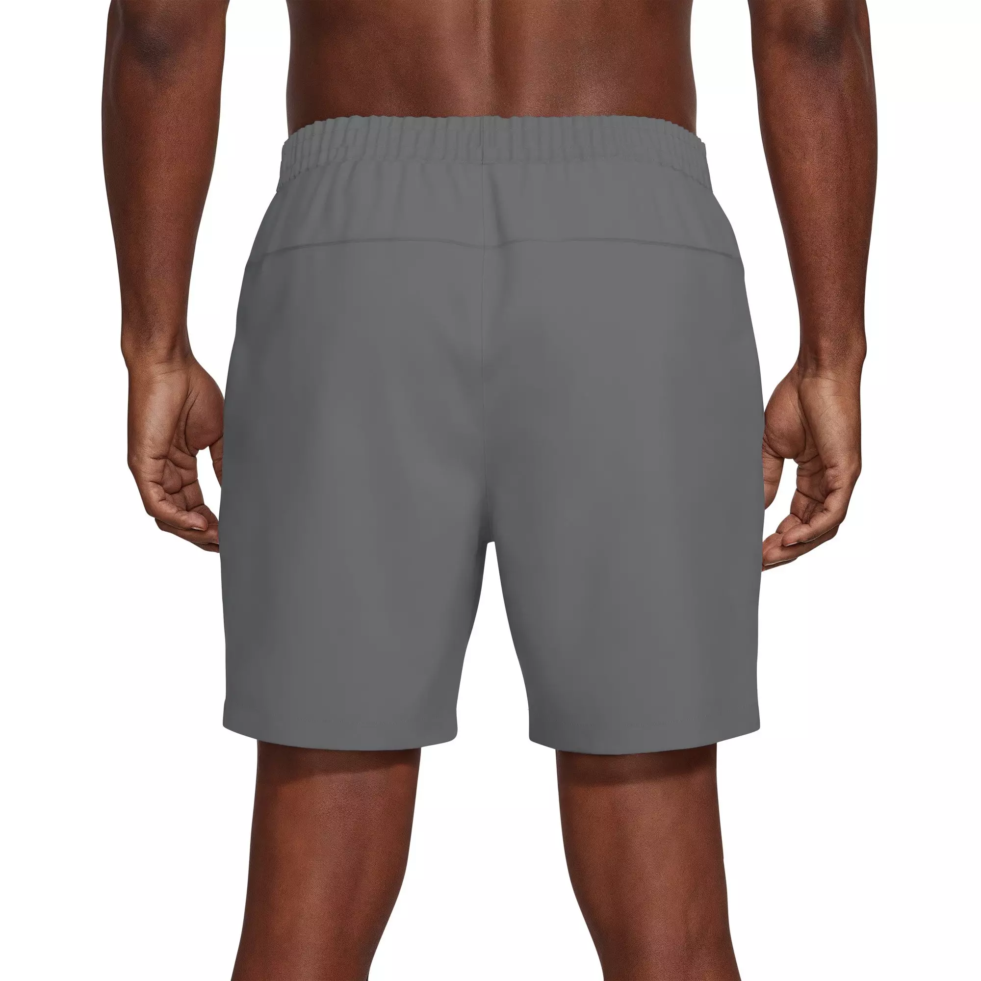 Nike Men's Swim Contend Essential Brief-Lined 7" Volley Swim Shorts - GREY
