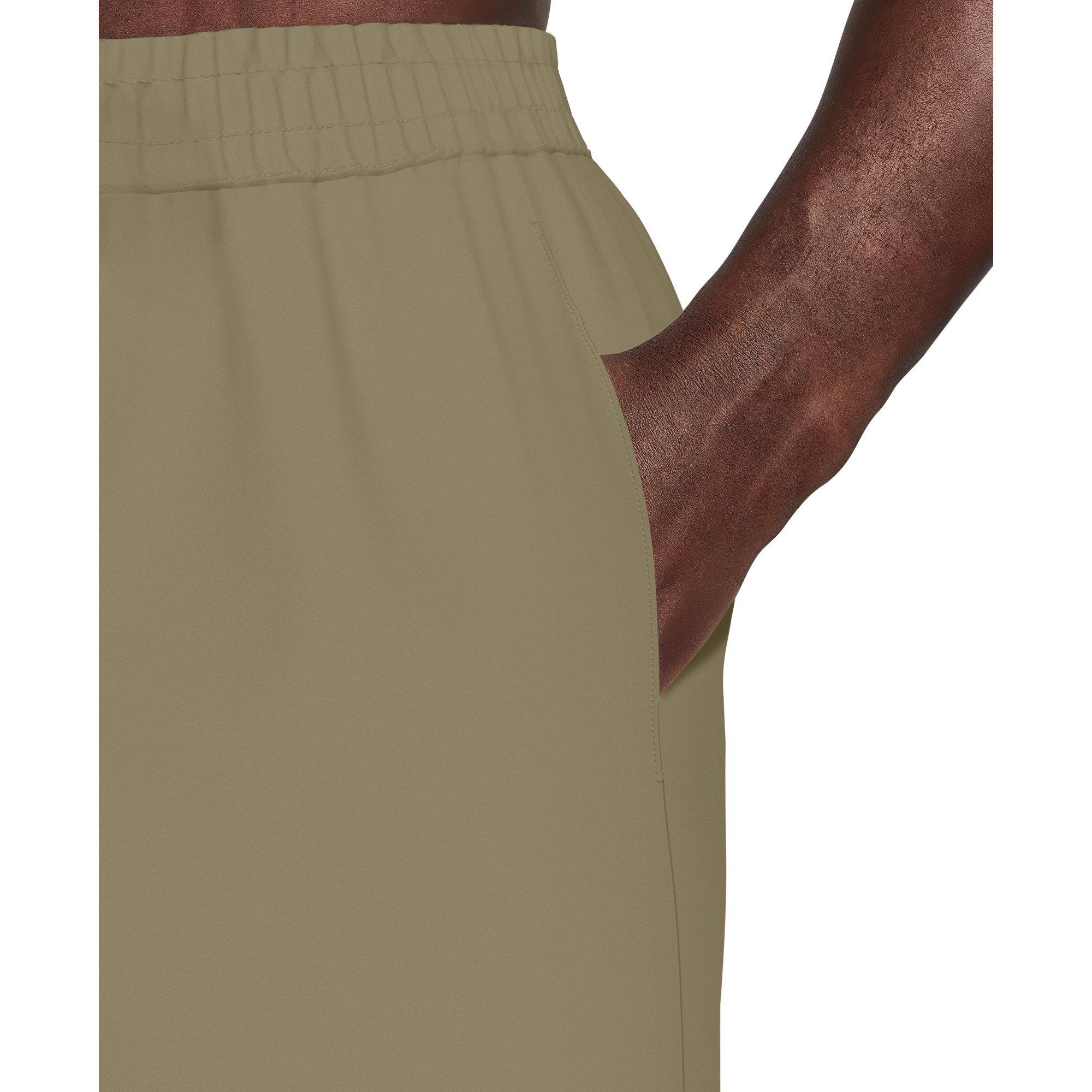 Nike Men's Swim Contend Essential Brief-Lined 7" Volley Swim Shorts - BEIGE Thumbnail View 4