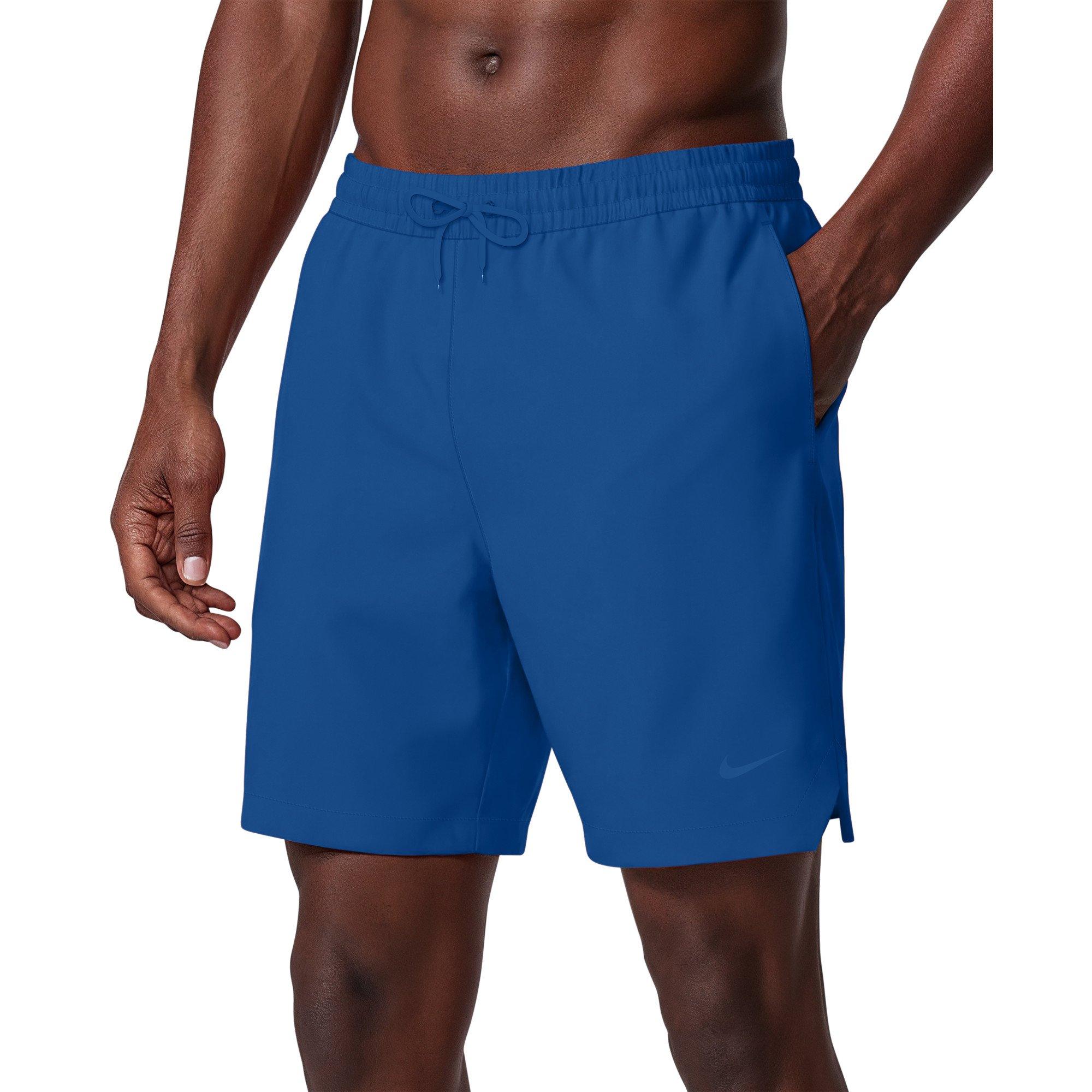 Nike Men's Swim Contend Essential Brief-Lined 7" Volley Swim Shorts - ROYAL Thumbnail View 1