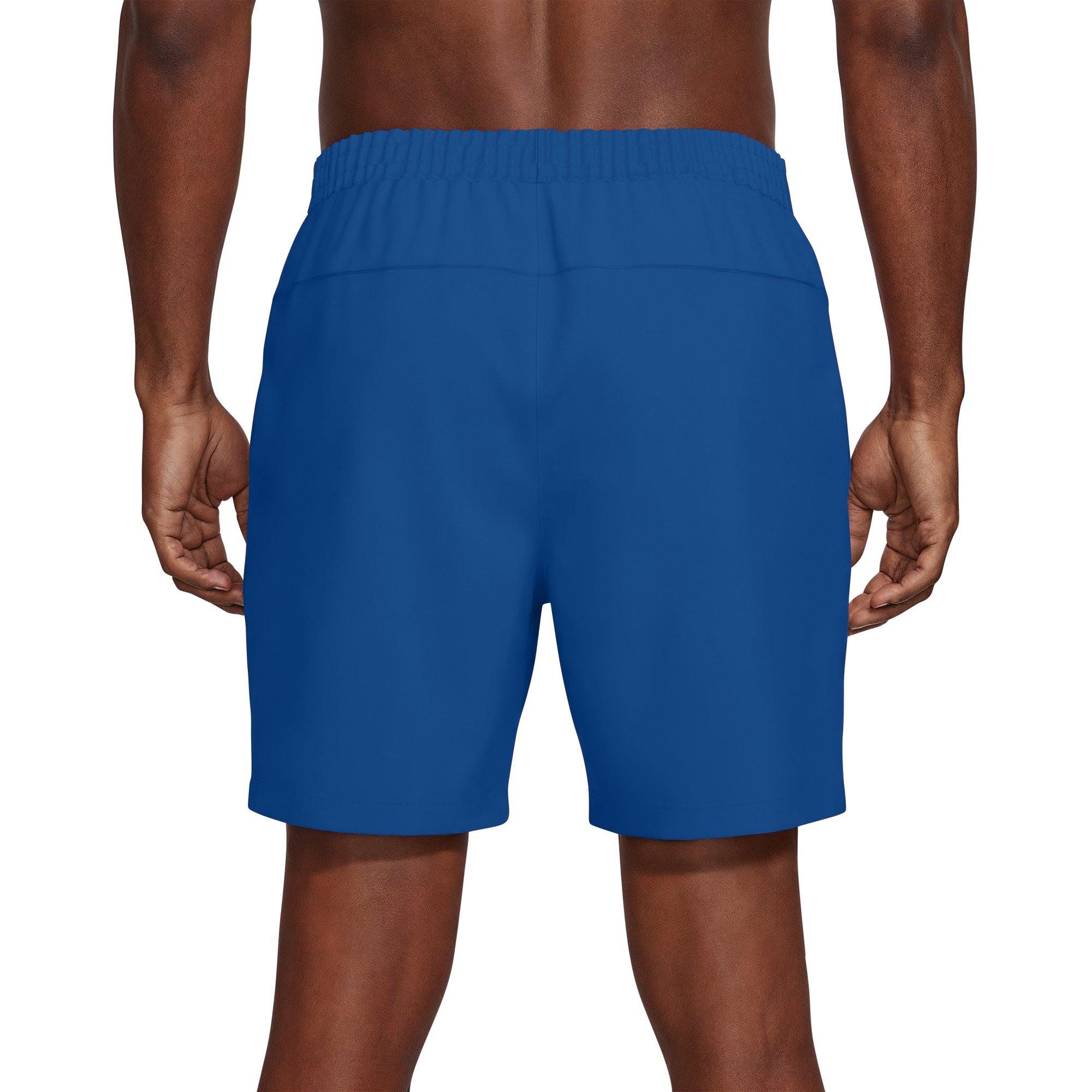 Nike Men's Swim Contend Essential Brief-Lined 7" Volley Swim Shorts - ROYAL Thumbnail View 2