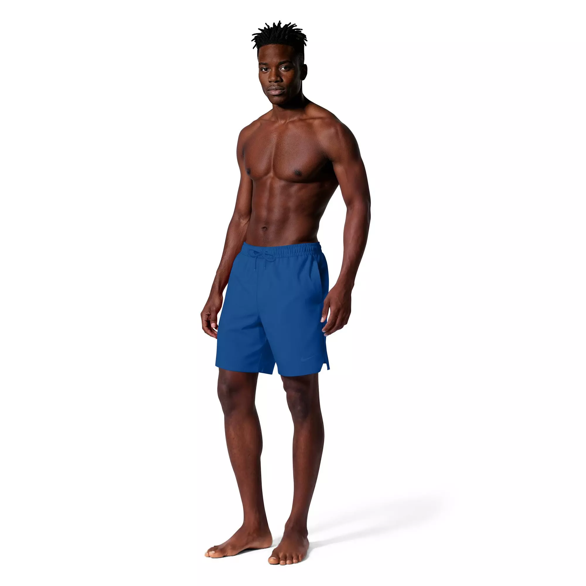 Nike Men's Swim Contend Essential Brief-Lined 7" Volley Swim Shorts - ROYAL