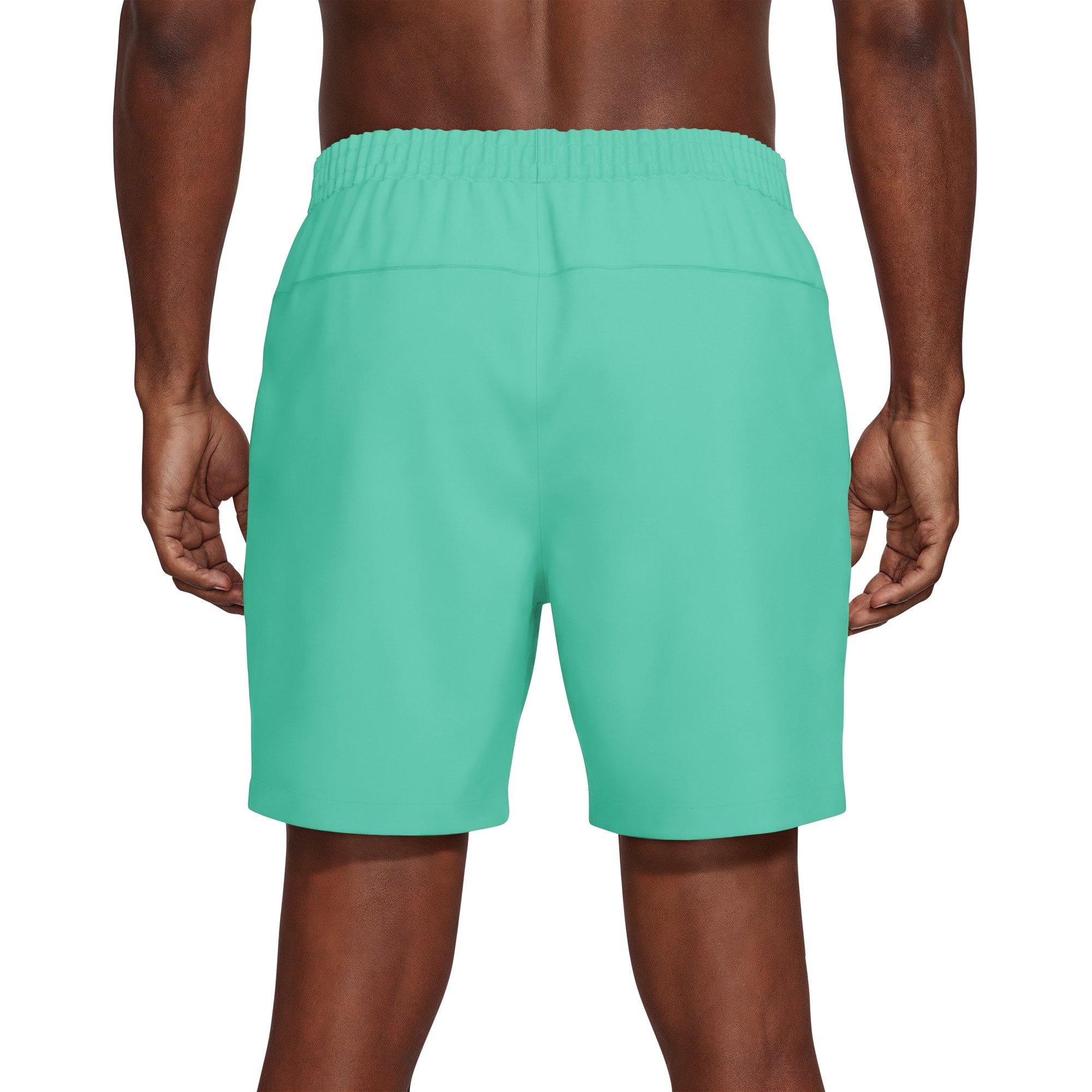 Nike Men's Swim Contend Essential Brief-Lined 7" Volley Swim Shorts - TURQUOISE Thumbnail View 2