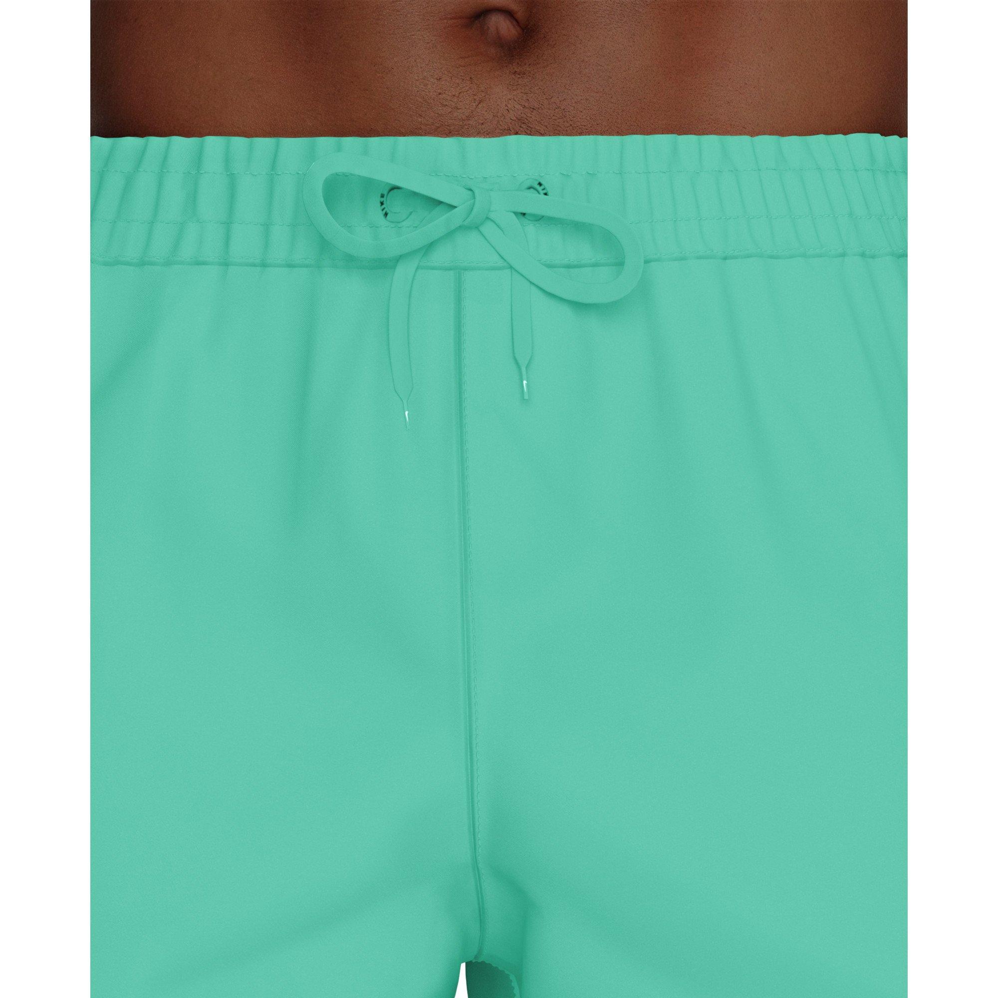Nike Men's Swim Contend Essential Brief-Lined 7" Volley Swim Shorts - TURQUOISE Thumbnail View 3
